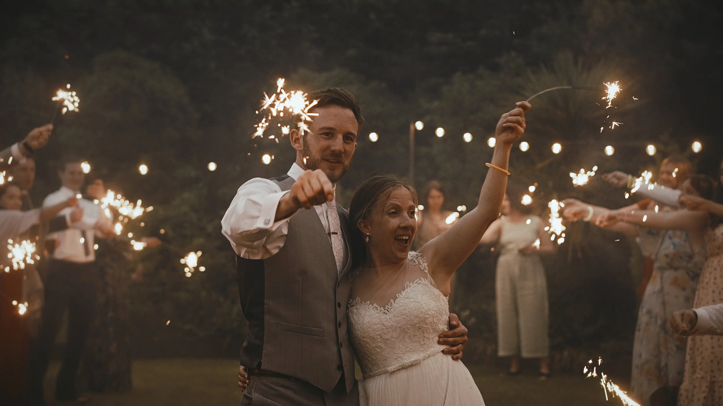 An image of a wedding in Norfolk, captured by wedding videographer Luke Batchelor Productions.