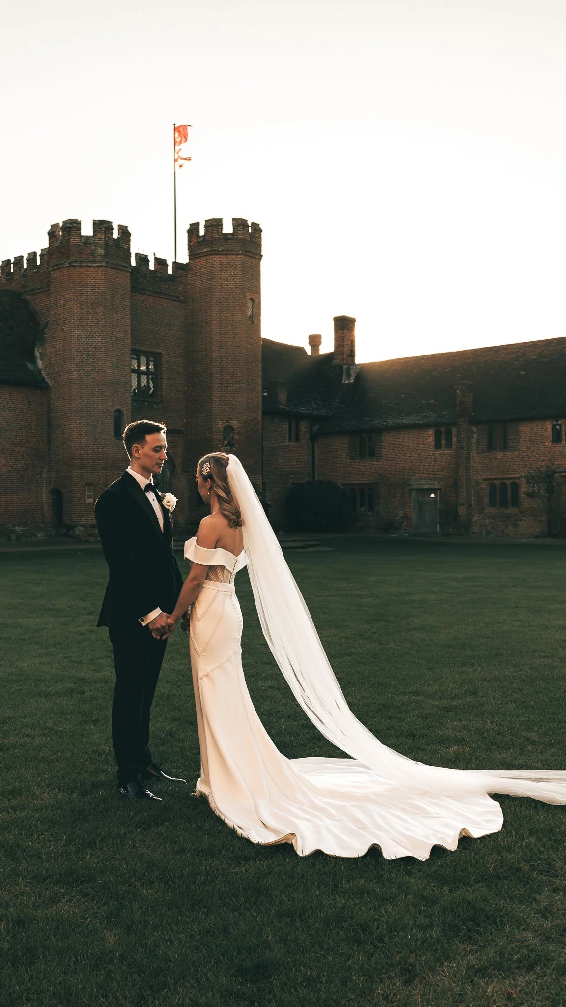 An image from a luxury UK wedding, captured by a wedding photography and videography team from Luke Batchelor Productions.