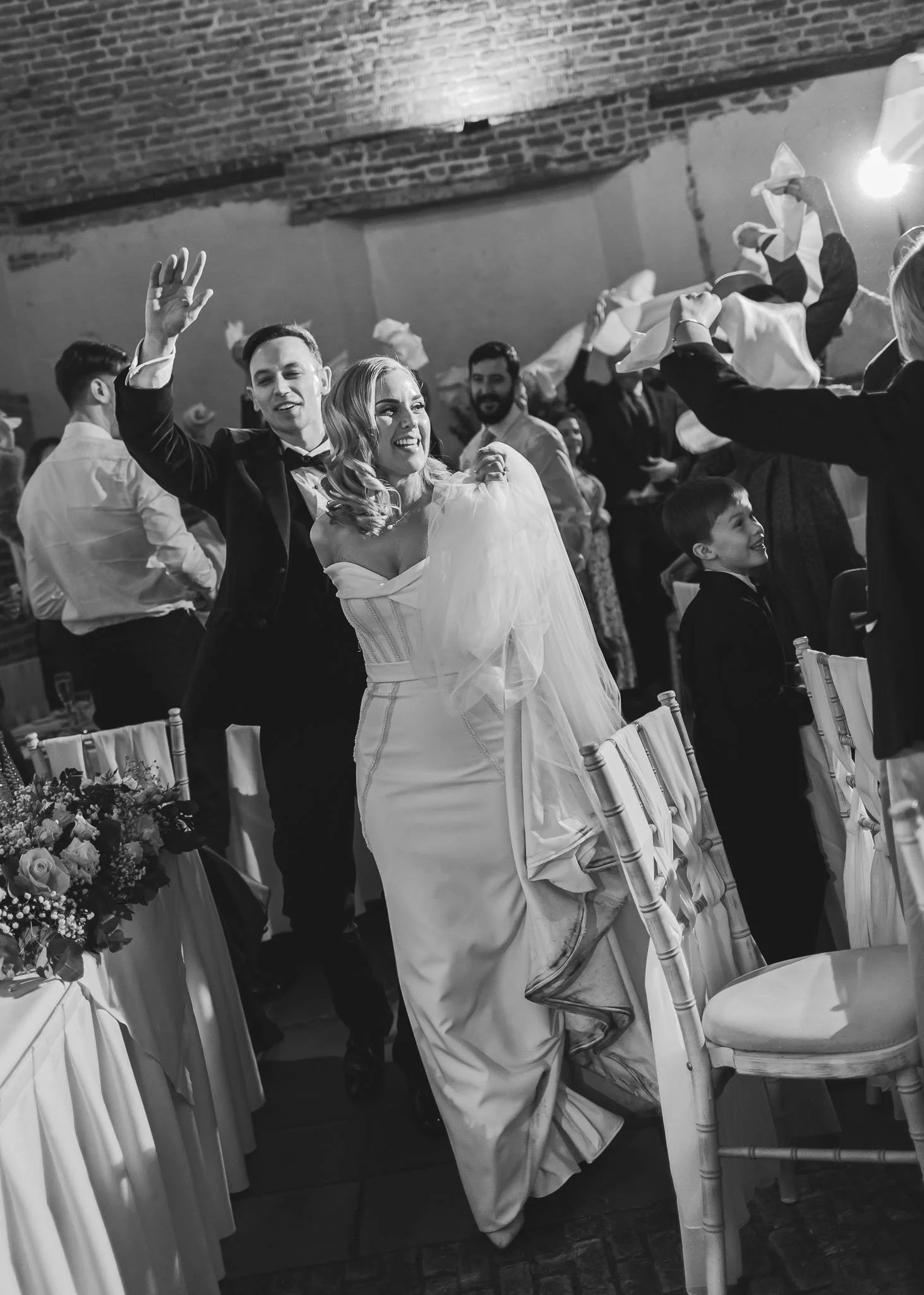 An image from a Holkham Hall wedding film, captured by Norfolk wedding videographer Luke Batchelor Productions.