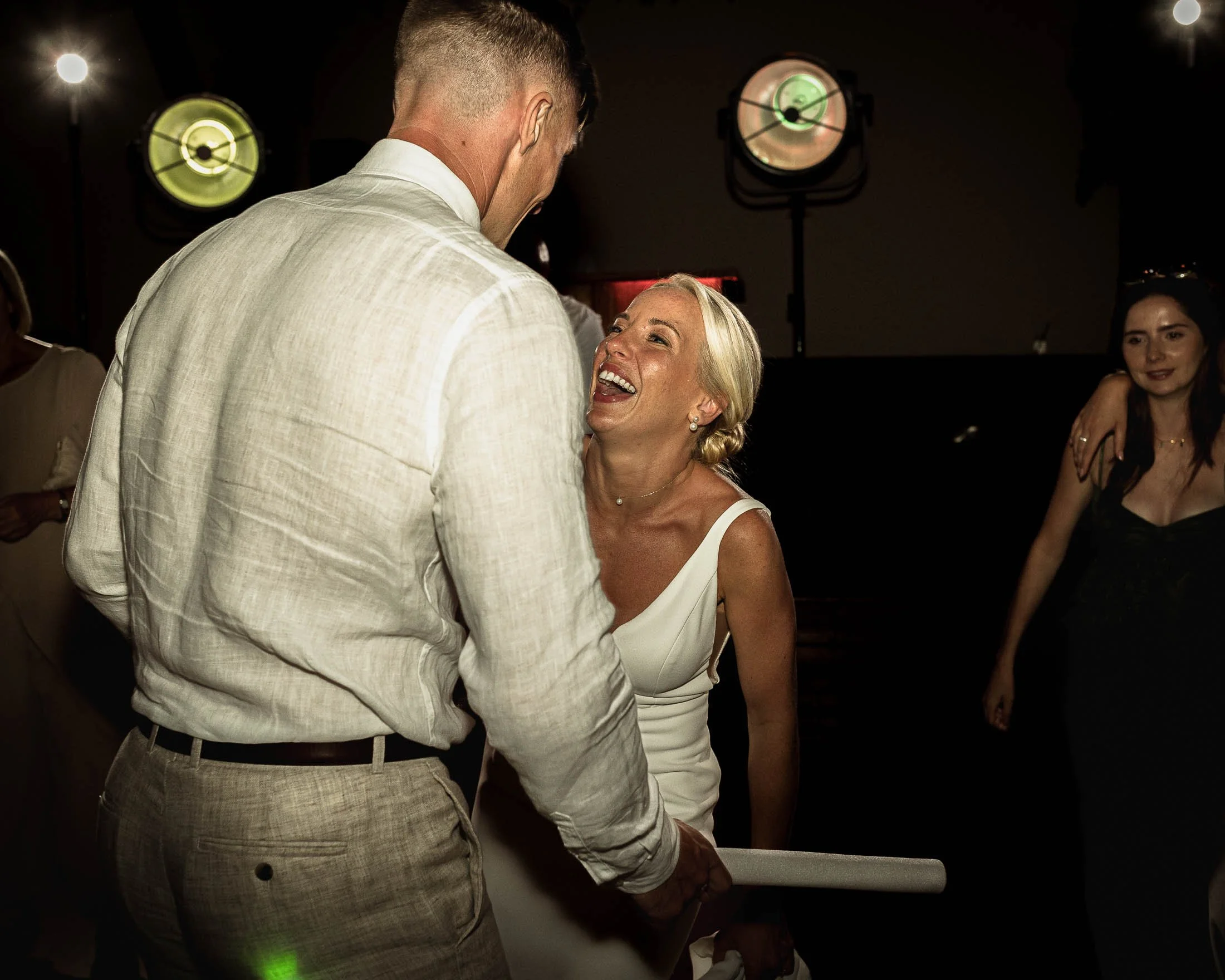 Candid dance floor and afterparty moments at Winters Barns, Kent.
