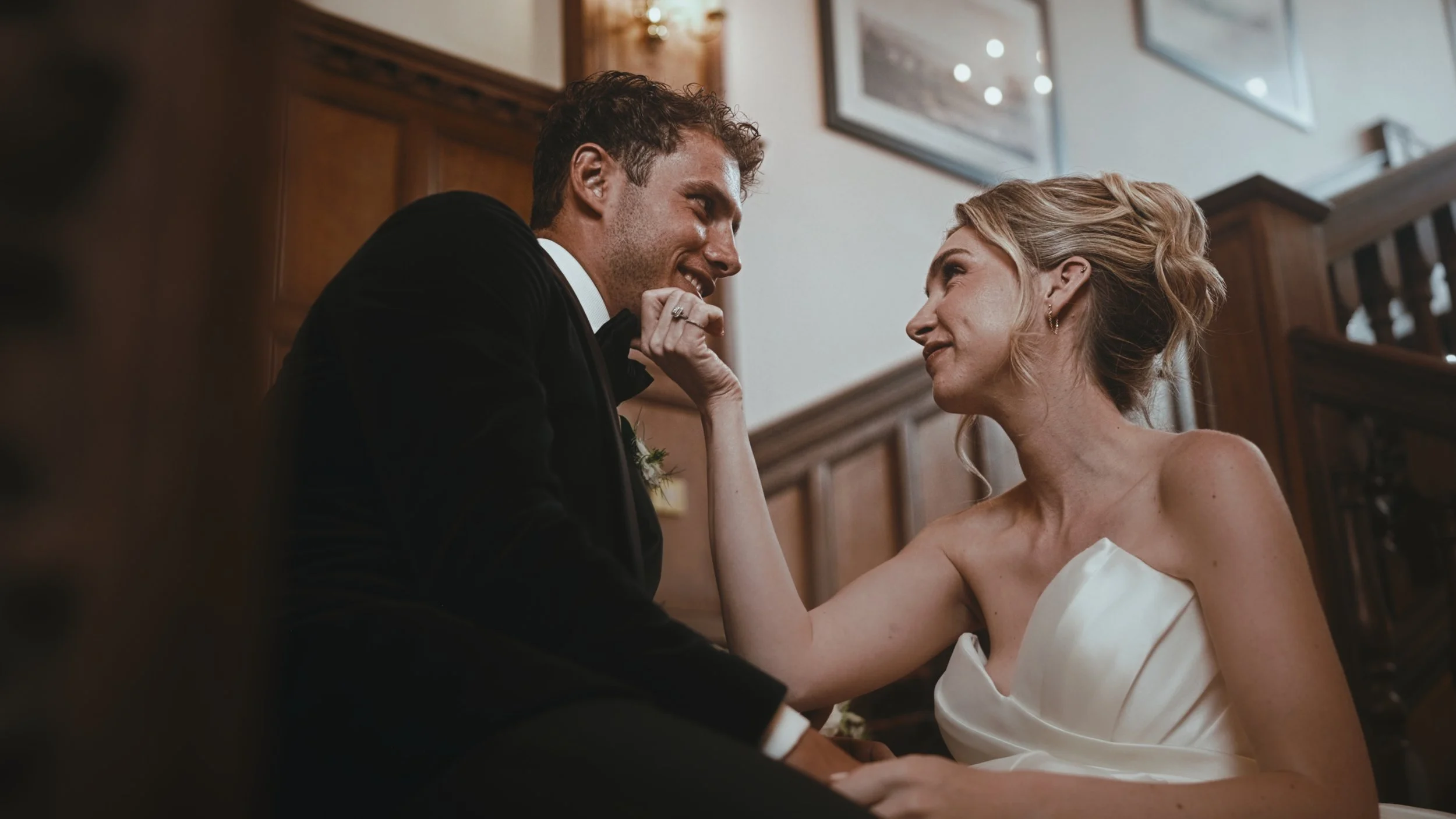 A shot from a wedding at Balcombe Place in Sussex, captured by wedding videographer Luke Batchelor Productions.