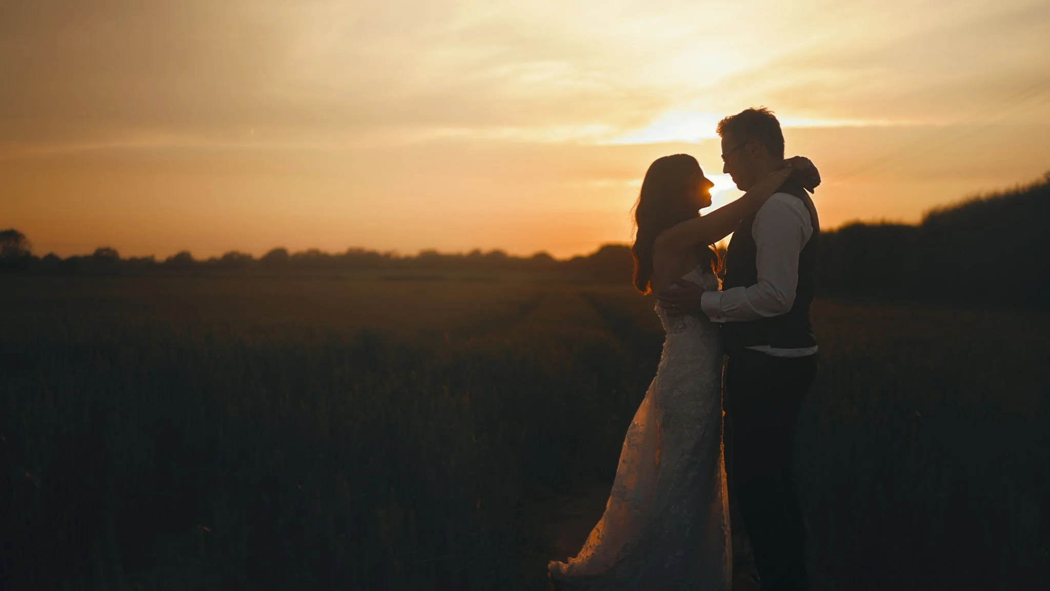 A cinematic wedding videography shot from a Pylewell Park wedding in Hampshire, captured by Luke Batchelor Productions.