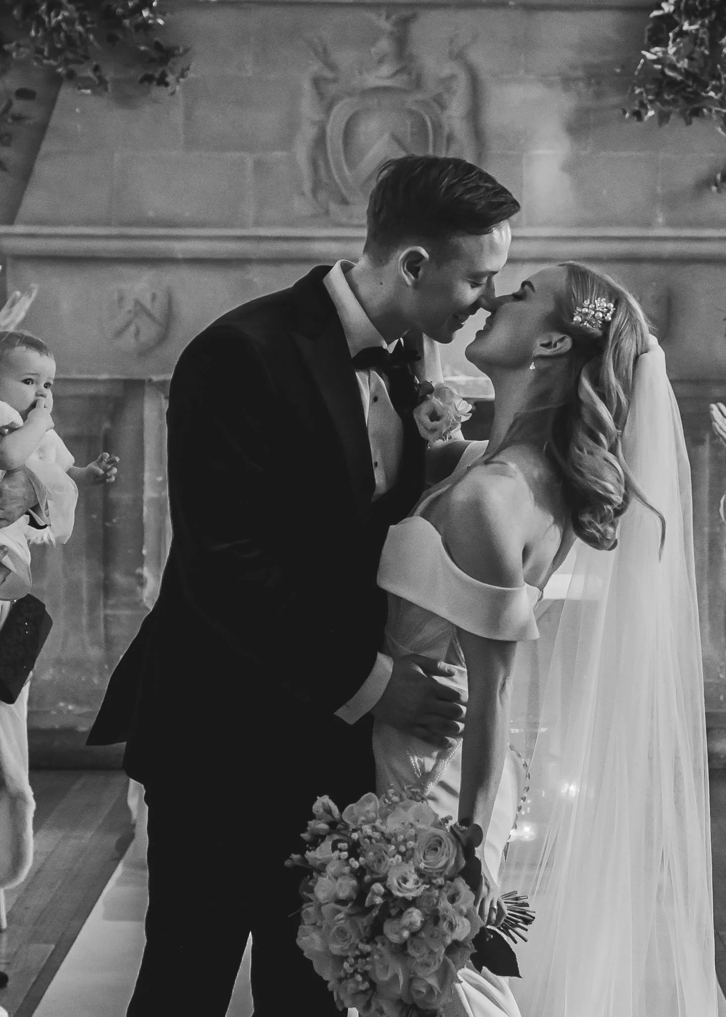 An image from a luxury UK wedding, captured by a wedding photography and videography team from Luke Batchelor Productions.
