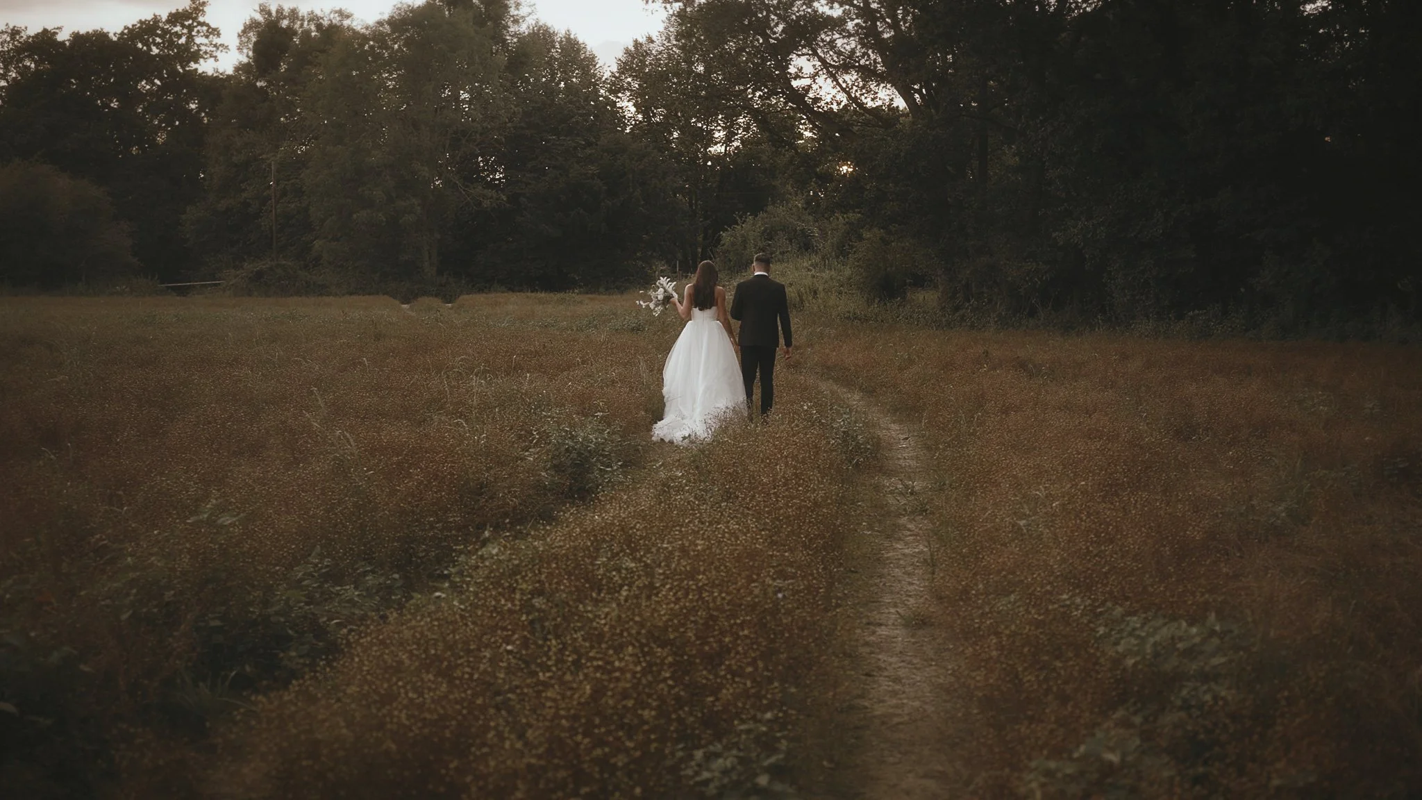 A cinematic wedding videography shot from a Pylewell Park wedding in Hampshire, captured by Luke Batchelor Productions.
