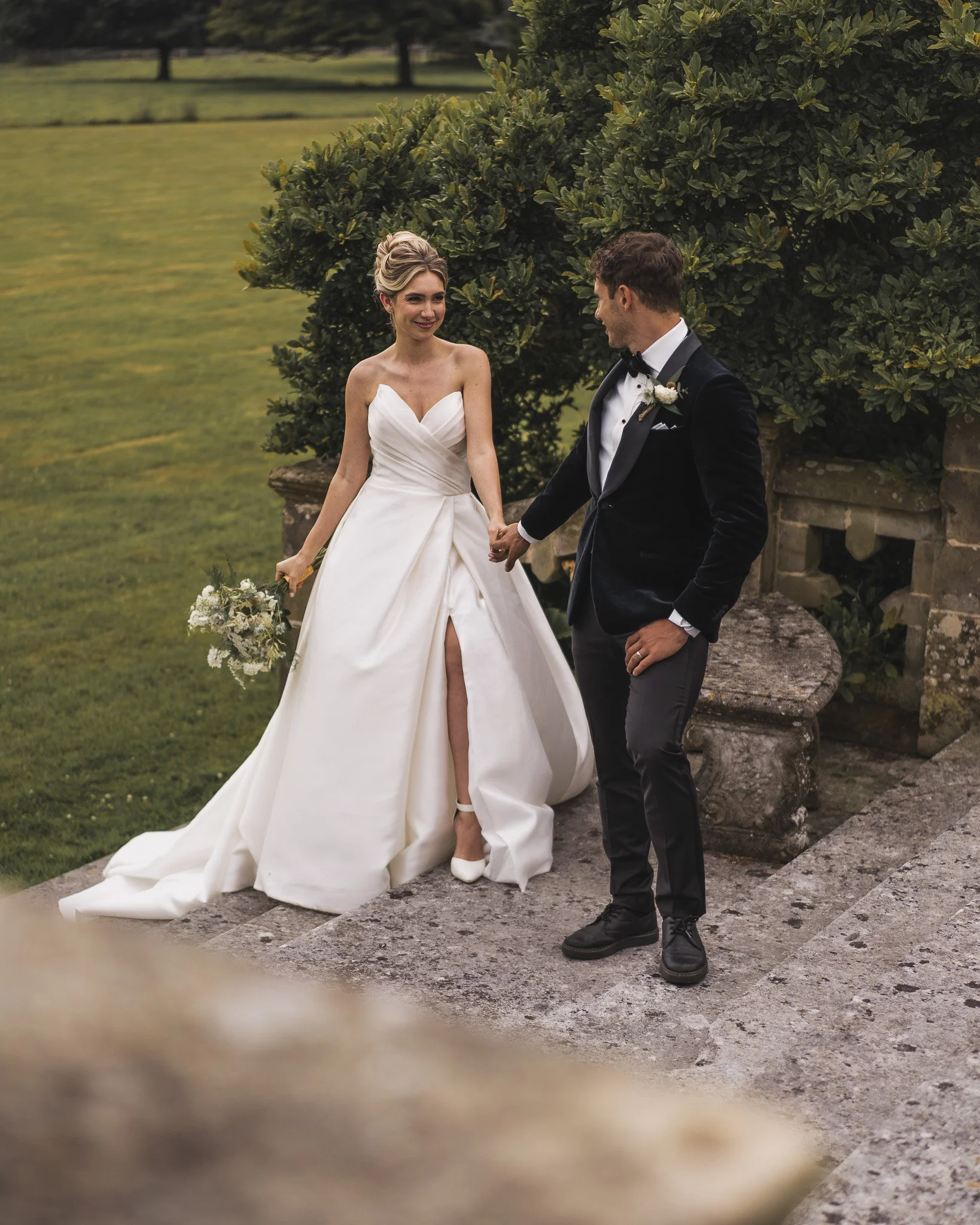 An image from a Holkham Hall wedding film, captured by Norfolk wedding videographer Luke Batchelor Productions.
