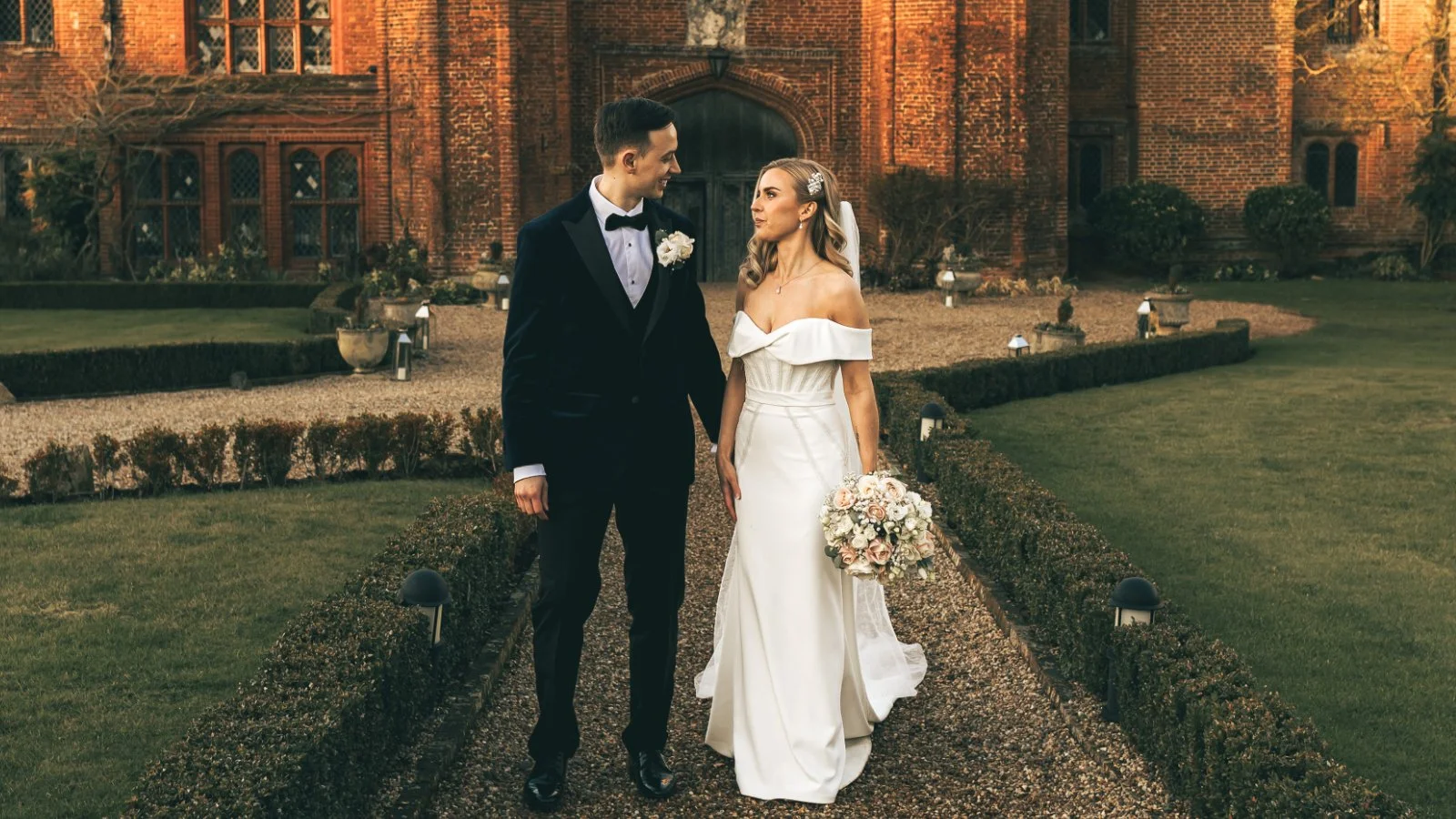 Romantic and intimate wedding film and photographs from Leez priory wedding venue in Essex.