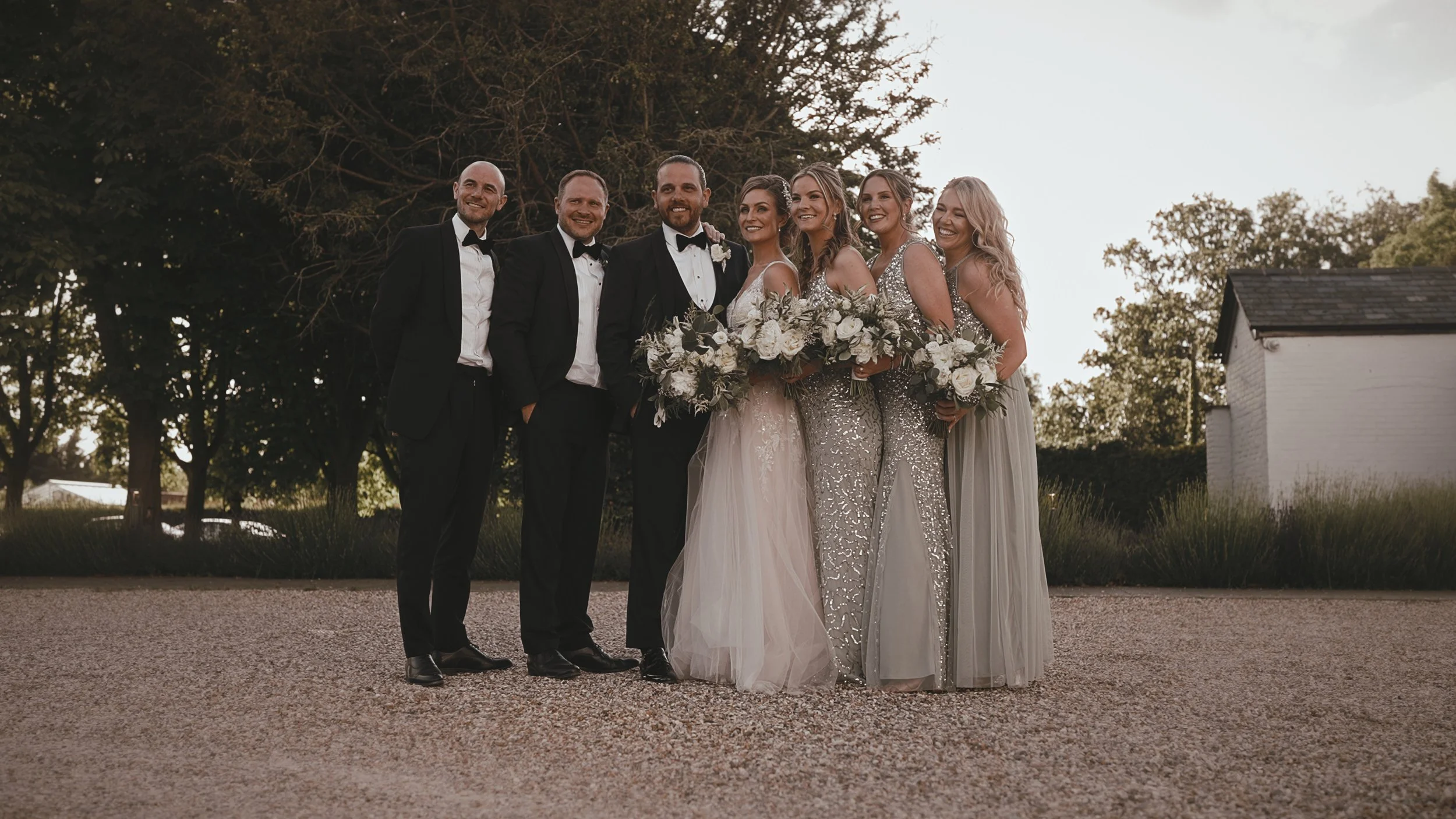 A cinematic wedding videography shot from an Oxfordshire wedding, captured by videographer Luke Batchelor Productions.