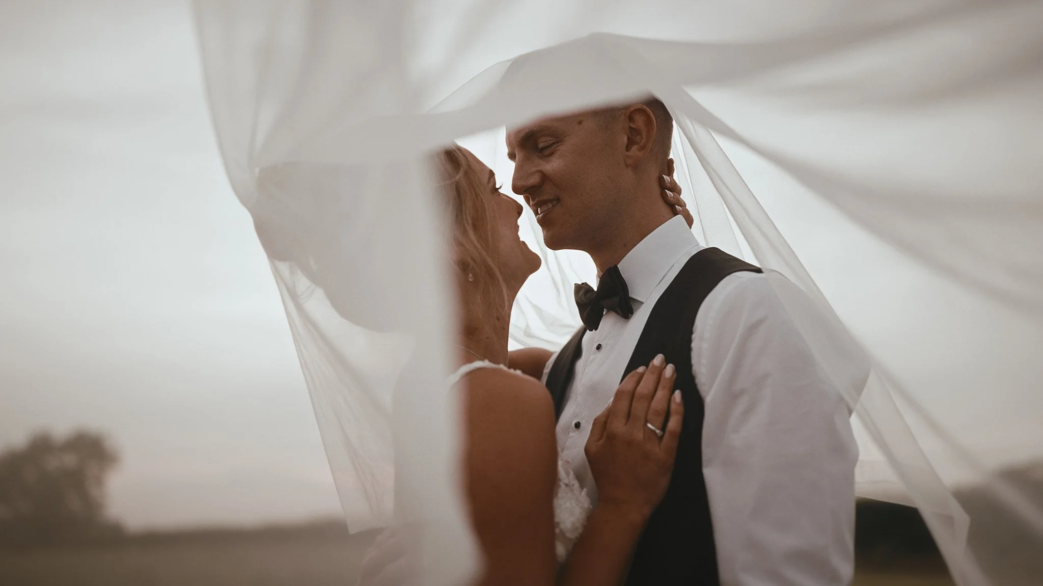 A timeless wedding videography shot, created by UK & Destination wedding videographer Luke Batchelor Productions.