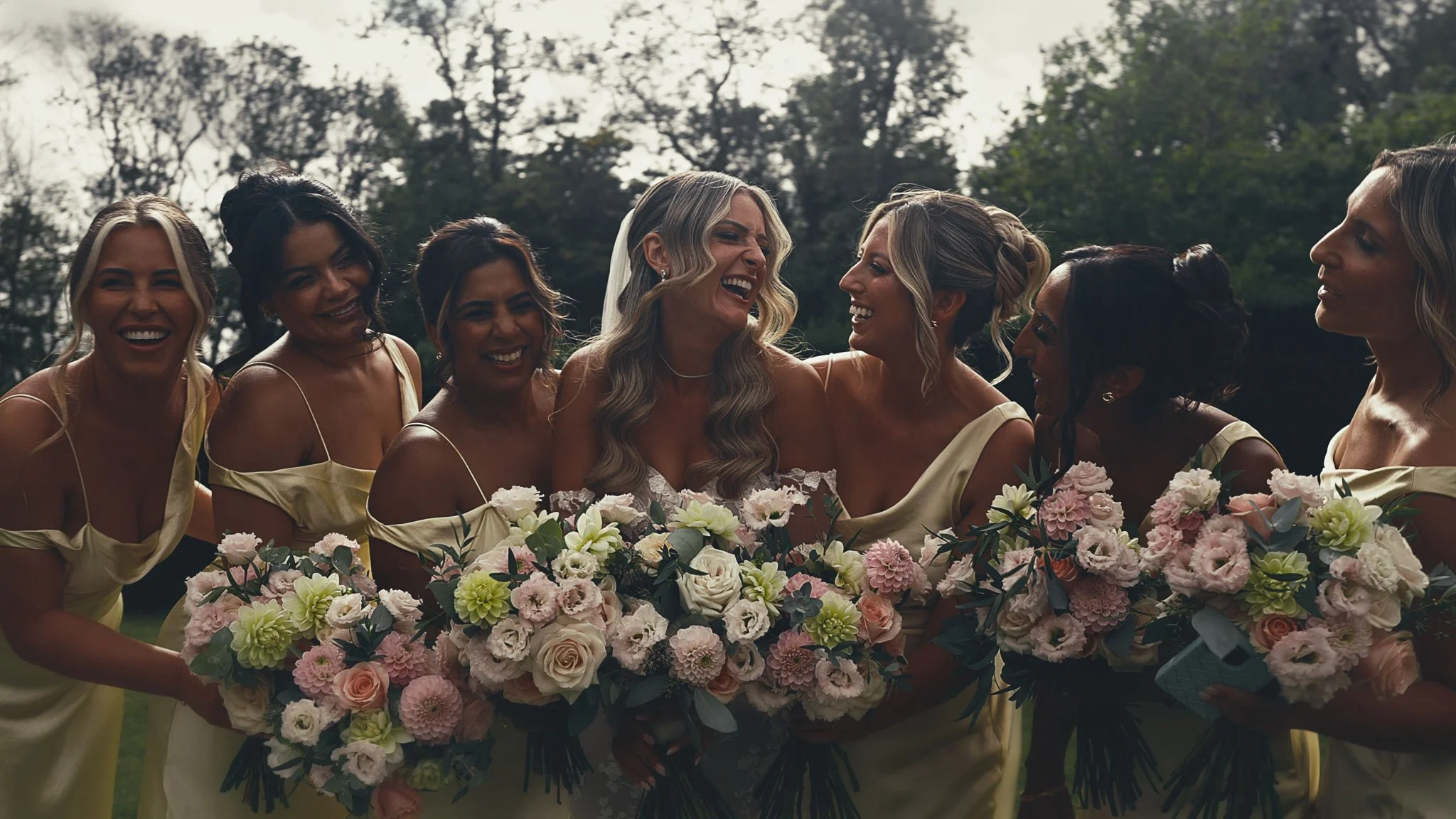 A wedding videography shot from a luxury black-tie wedding at Port Lympne Hotel, captured by videographer Luke Batchelor Productions.