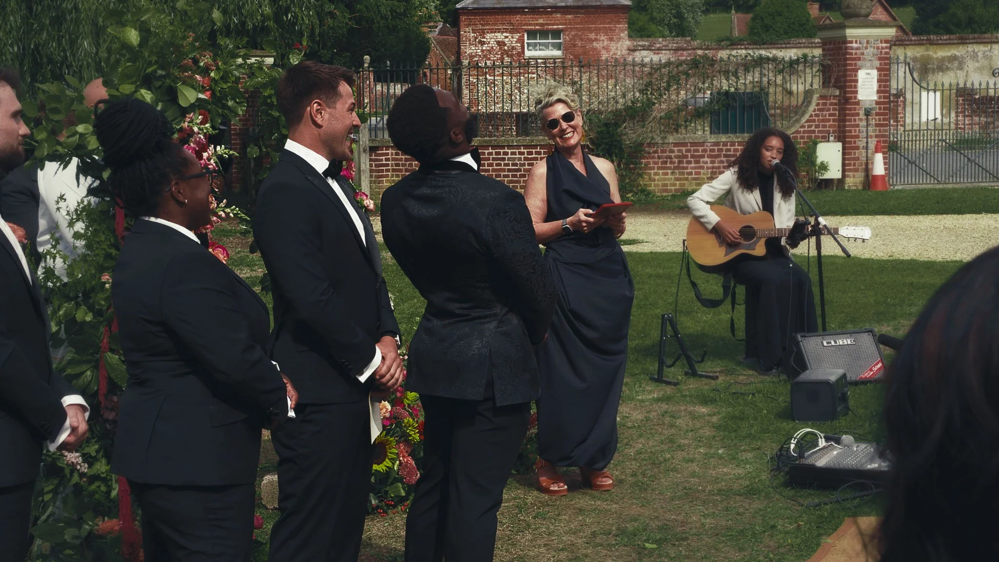 A cinematic wedding videography shot from Mapledurham House, captured by wedding videographer Luke Batchelor Productions