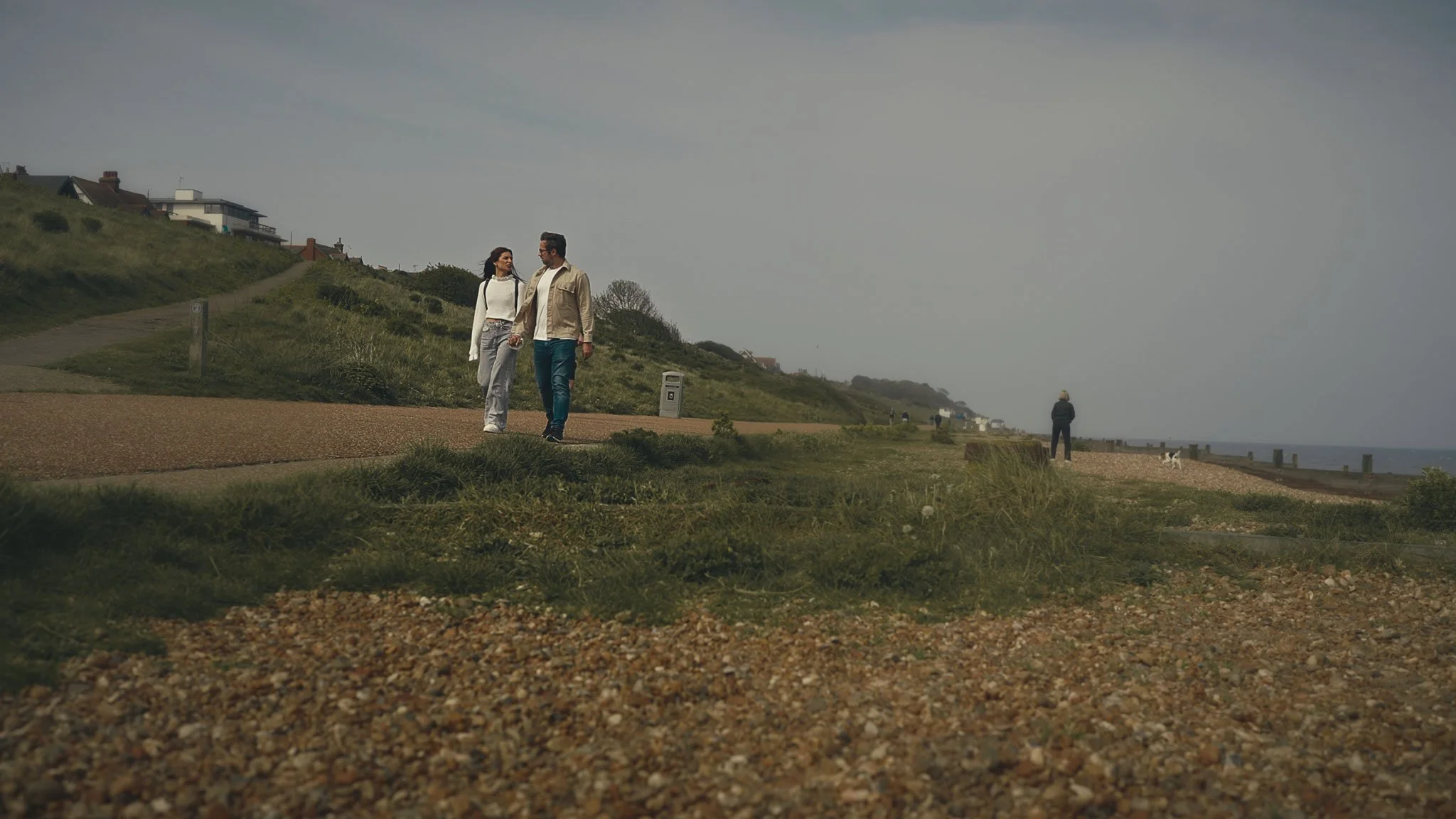 A pre-wedding filming session for a wedding film created at The Old Kent Barn, filmed by Kent wedding videographer Luke Batchelor Productions.