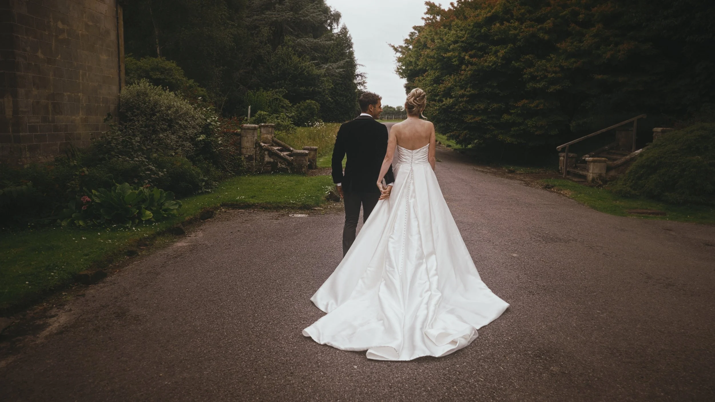 A shot from a wedding at Balcombe Place in Sussex, captured by wedding videographer Luke Batchelor Productions.