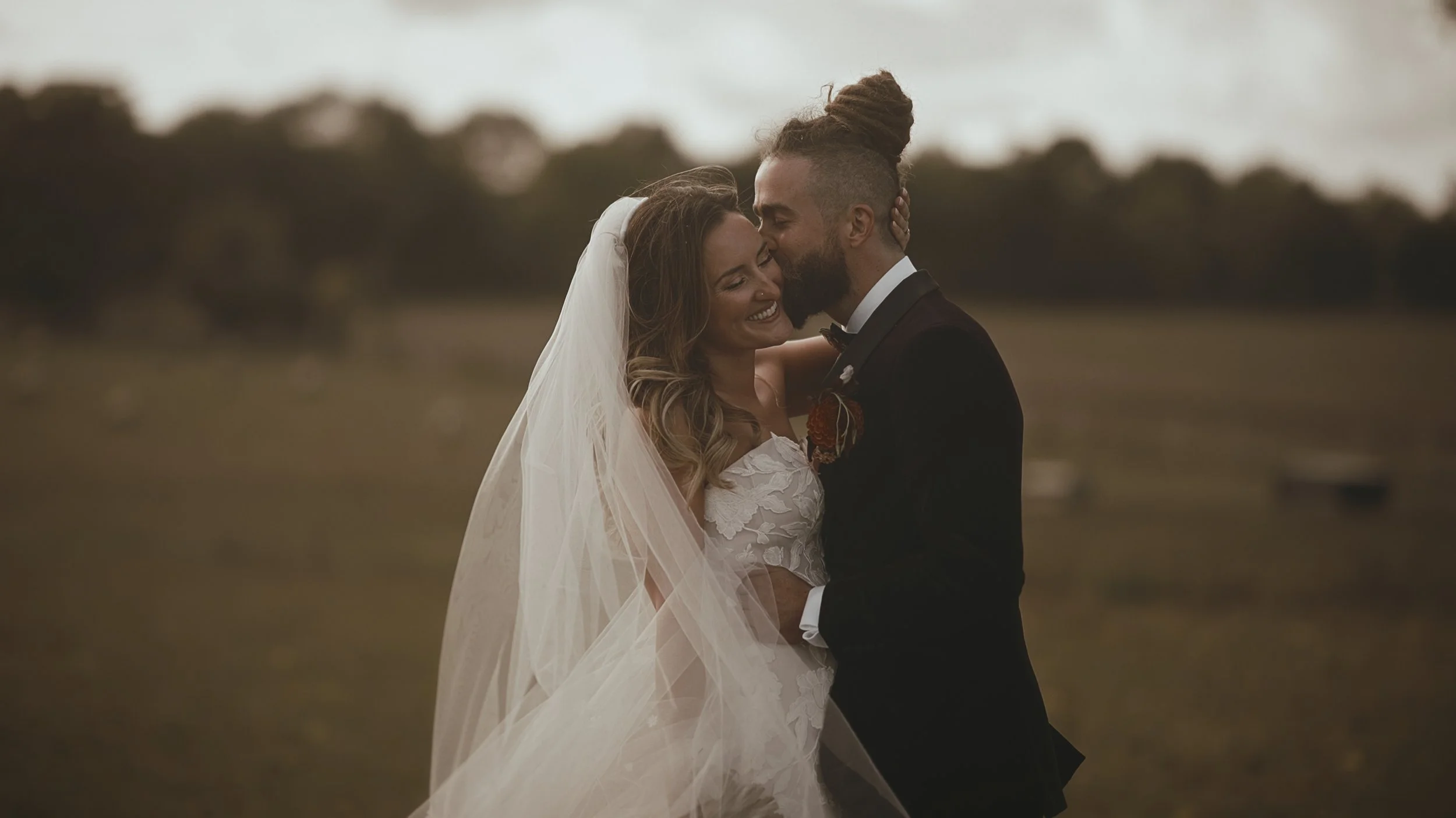A cinematic wedding videography shot from a Pylewell Park wedding in Hampshire, captured by Luke Batchelor Productions.