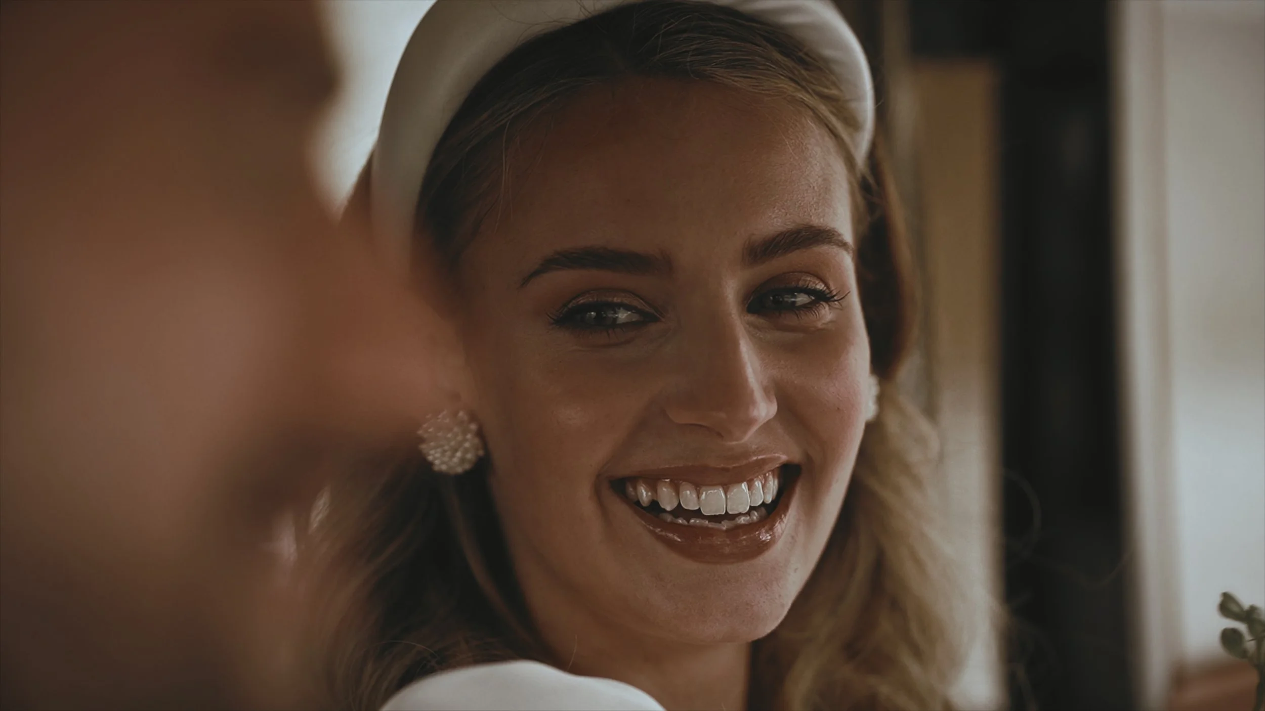 A cinematic wedding videography shot from the Goodnestone Park wedding venue in Kent, filmed by Luke Batchelor Productions.