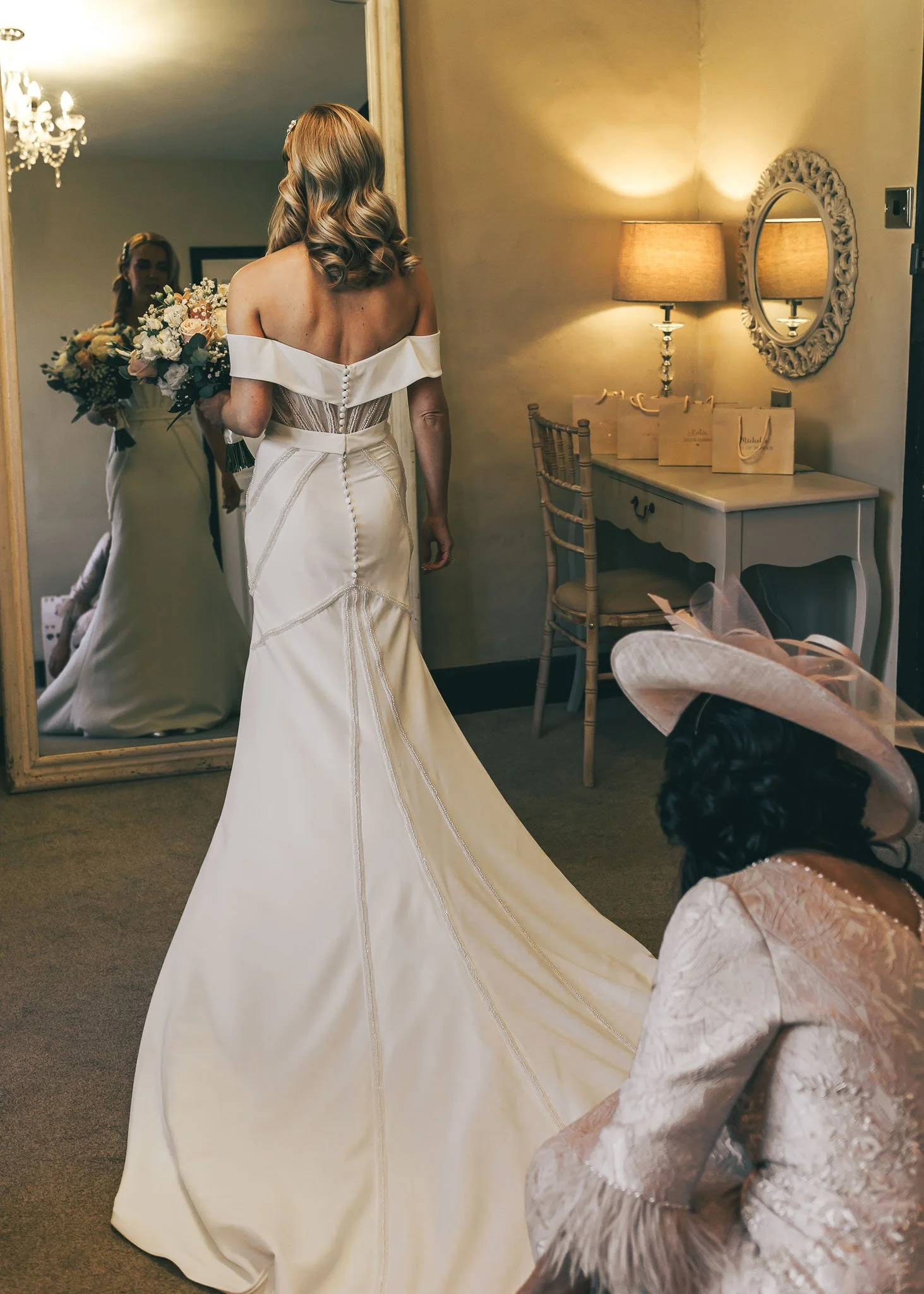 An image from a luxury UK wedding, captured by a wedding photography and videography team from Luke Batchelor Productions.
