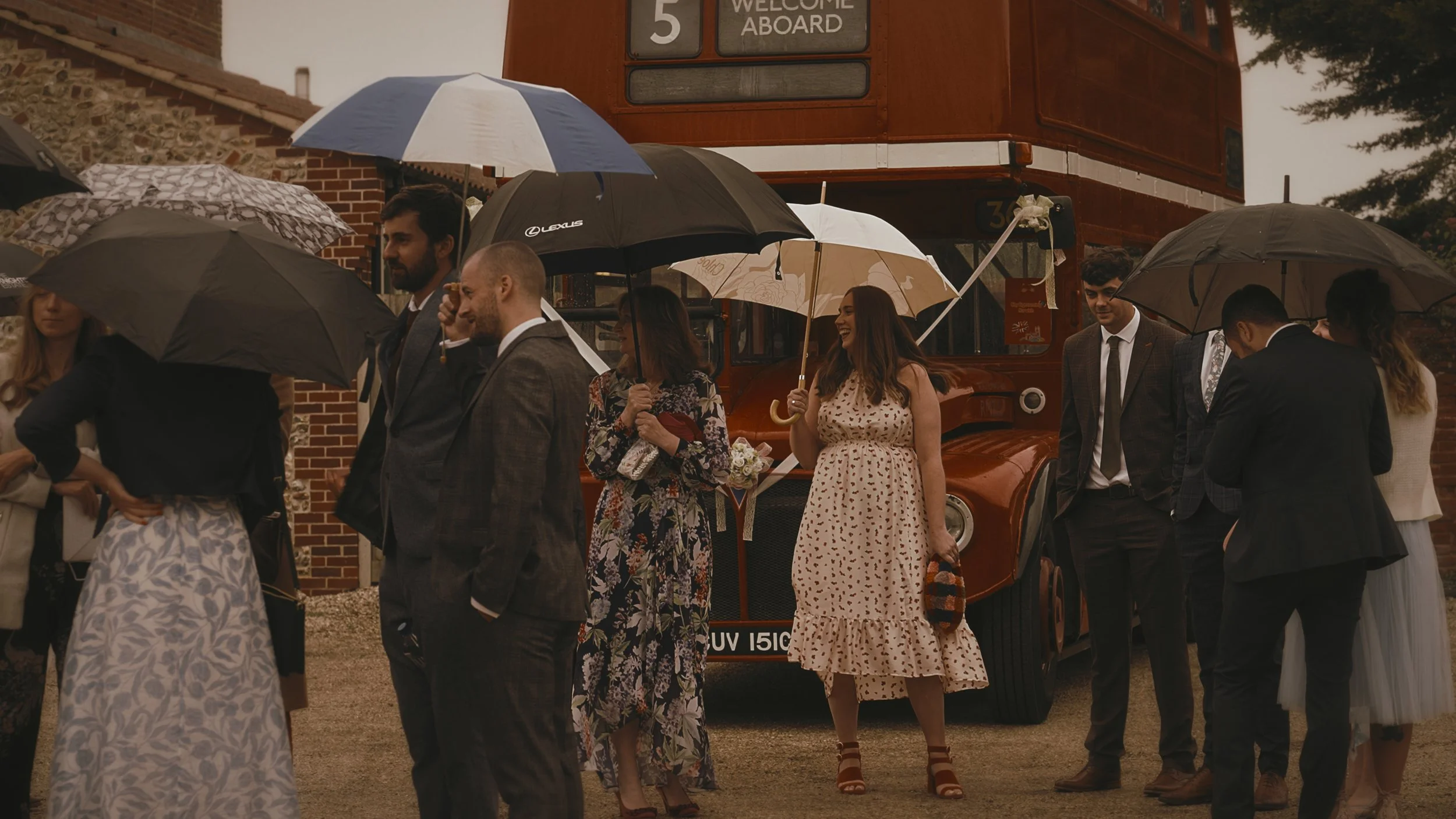 An image of a wedding in Norfolk, captured by wedding videographer Luke Batchelor Productions.