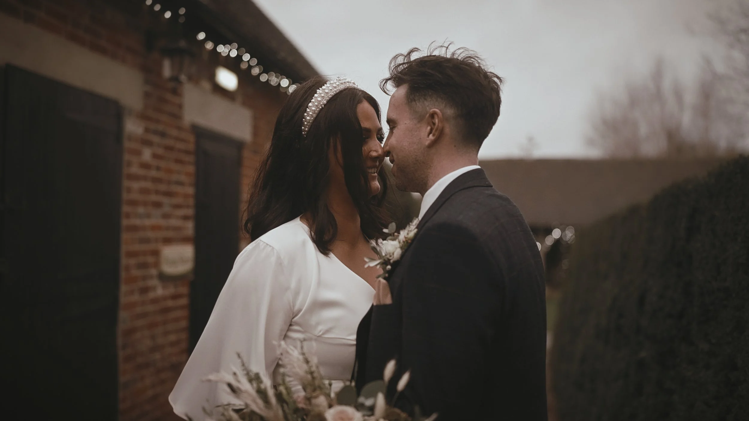 An image of a wedding at Winters Barns, captured by Kent wedding videographer Luke Batchelor Productions.