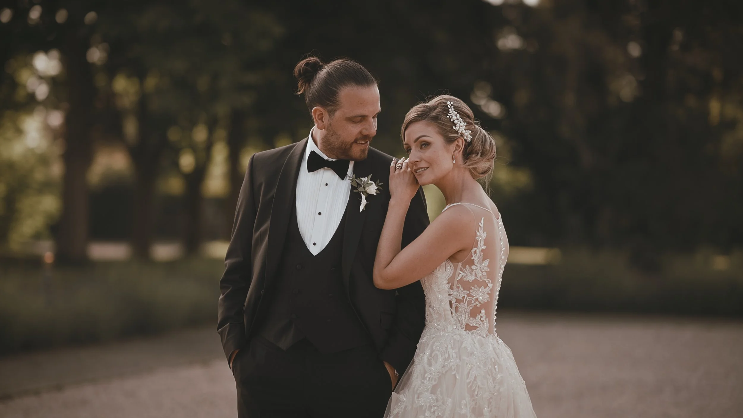 An editorial wedding videography shot, created by UK & Destination wedding videographer Luke Batchelor Productions