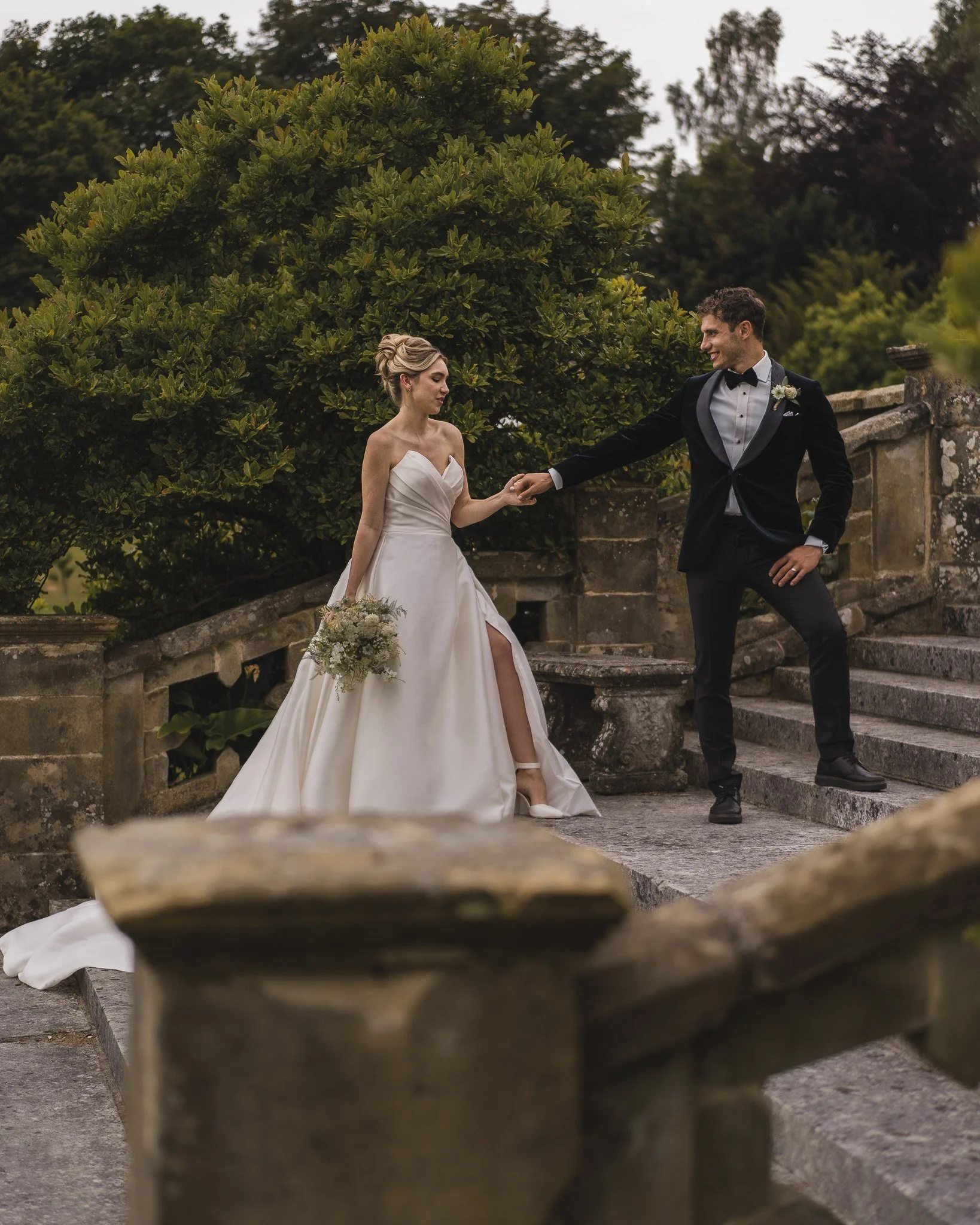 An image from a Holkham Hall wedding film, captured by Norfolk wedding videographer Luke Batchelor Productions.