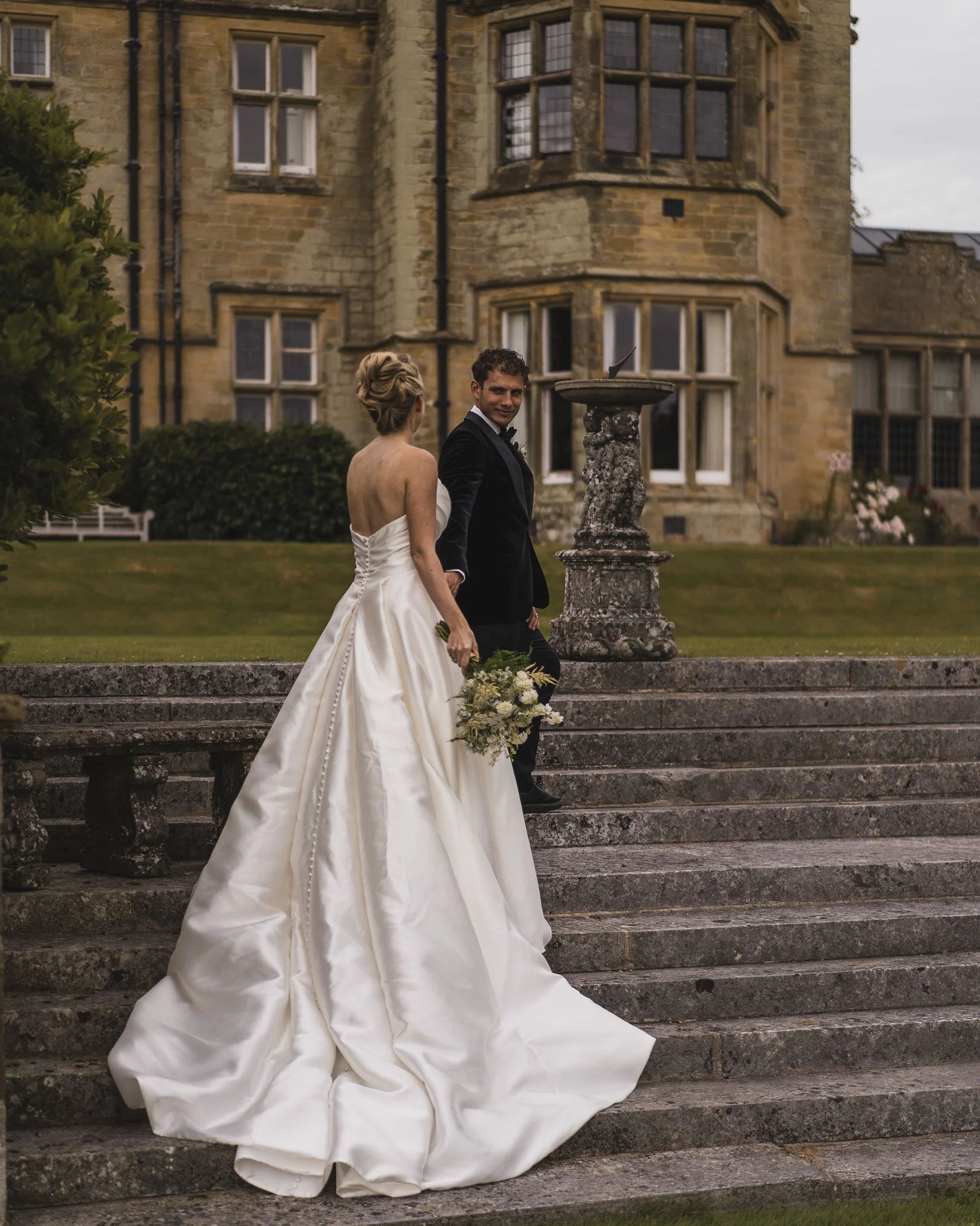 An image from a Holkham Hall wedding film, captured by Norfolk wedding videographer Luke Batchelor Productions.