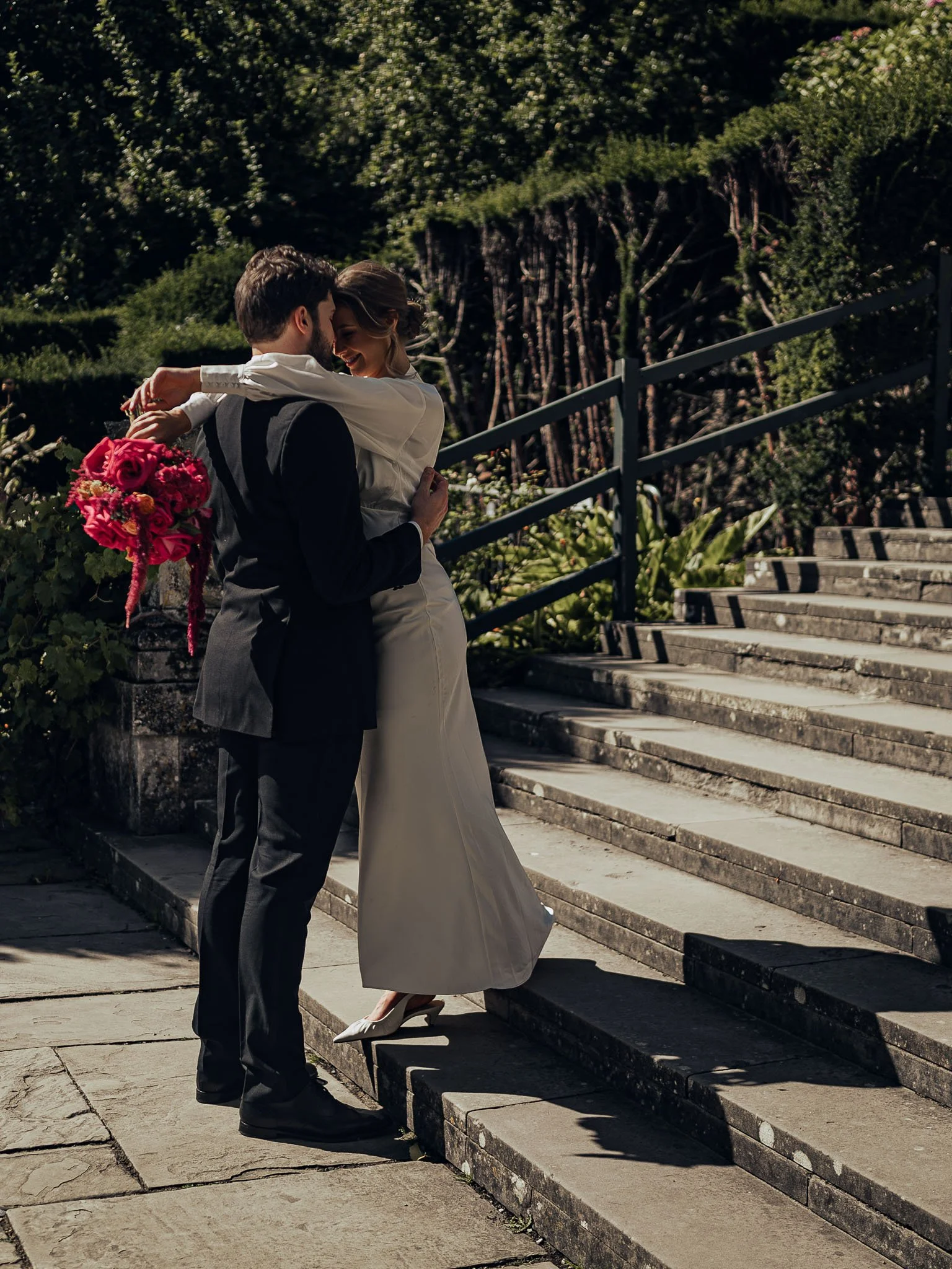 A wedding videography shot from a luxury black-tie wedding at Port Lympne Hotel, captured by videographer Luke Batchelor Productions.