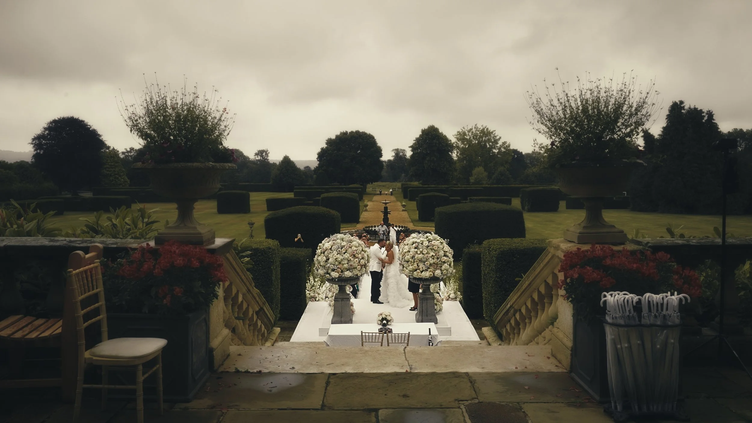 An editorial style wedding videography shot from a Buckinghamshire wedding, captured by videographer Luke Batchelor Productions.