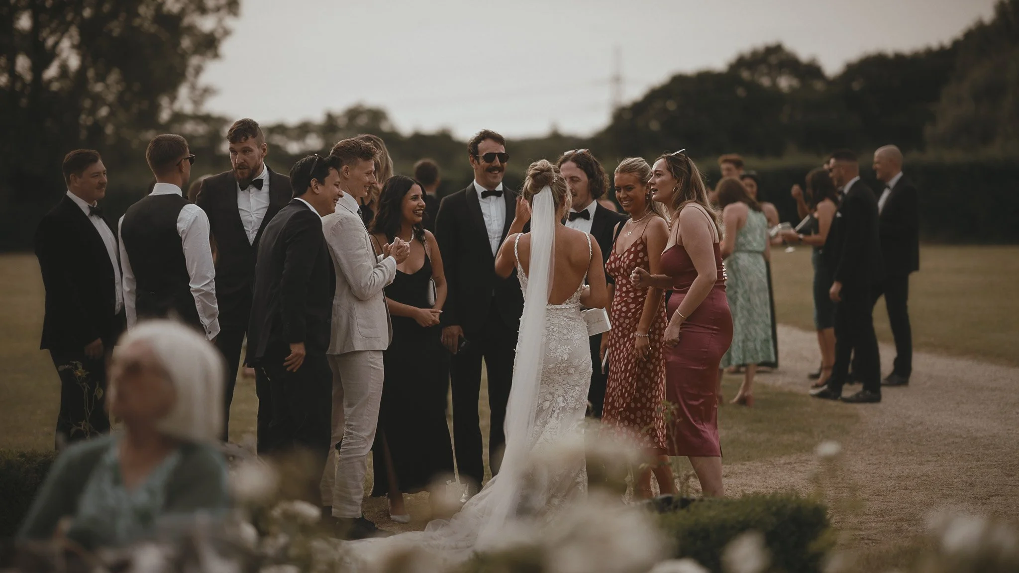 An image of a wedding in Norfolk, captured by wedding videographer Luke Batchelor Productions.