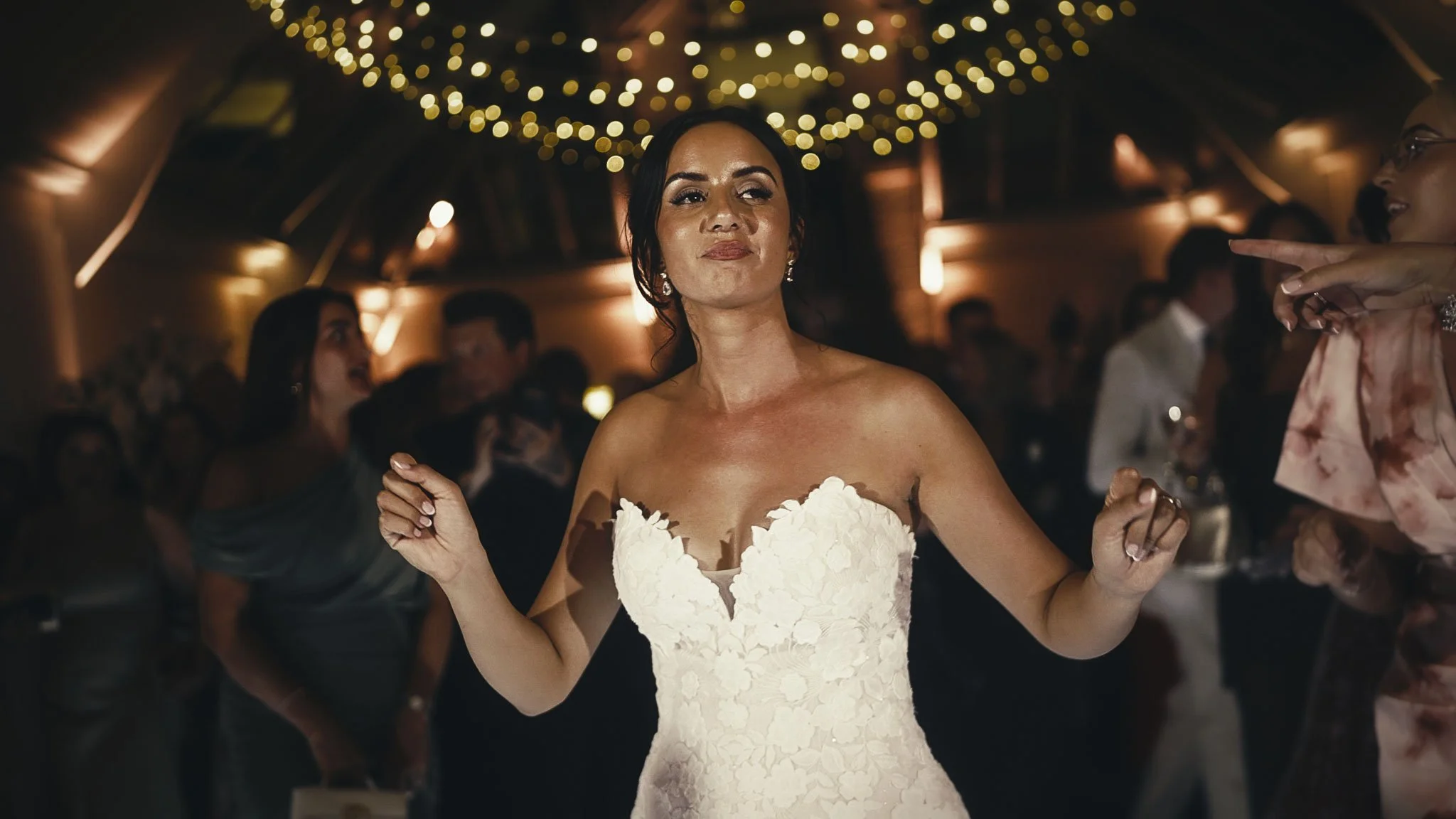 A cinematic wedding videography still from a luxury wedding at Botleys Mansion in Surrey, captured by Luke Batchelor Productions.