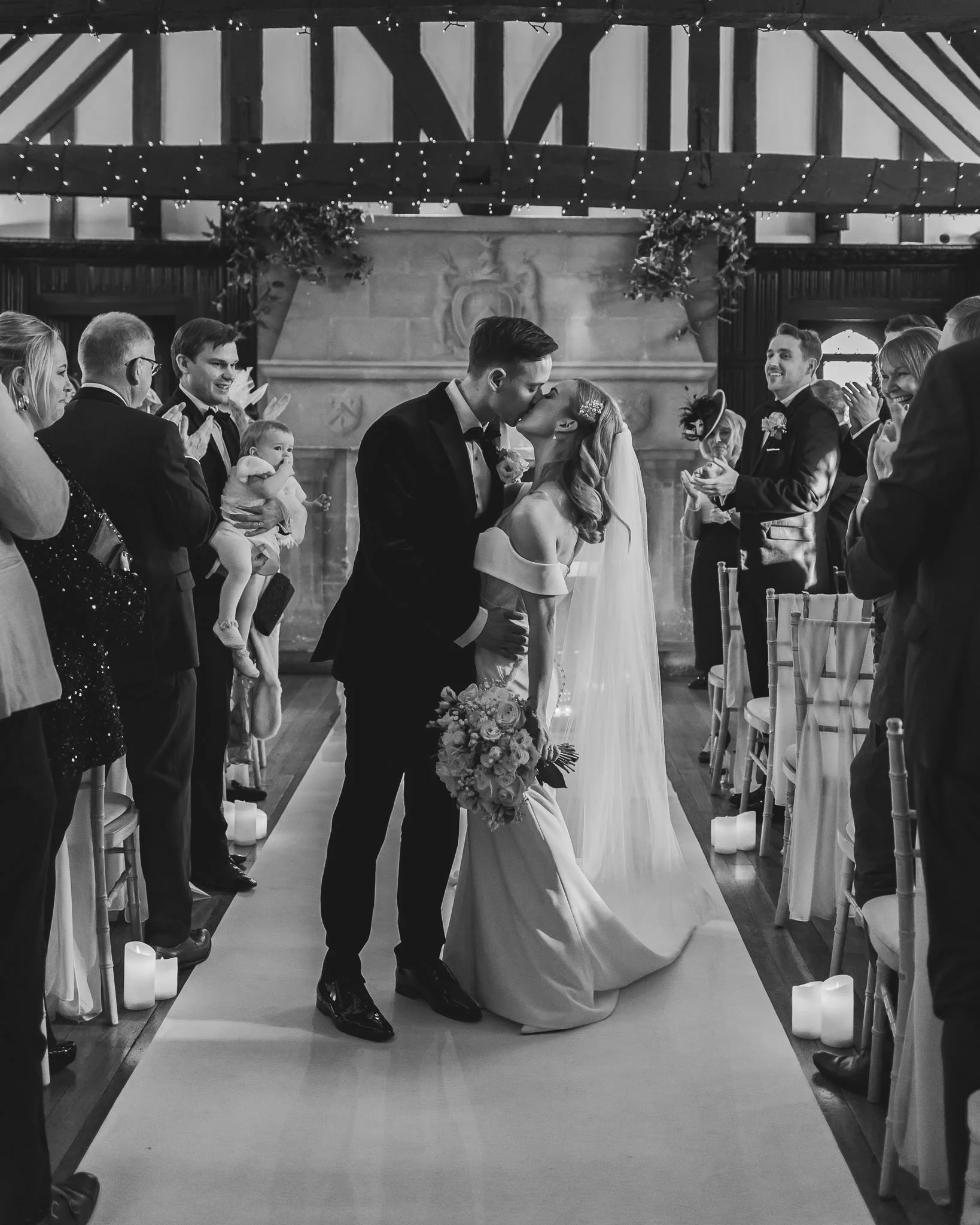 An image from a luxury UK wedding, captured by a wedding photography and videography team from Luke Batchelor Productions.