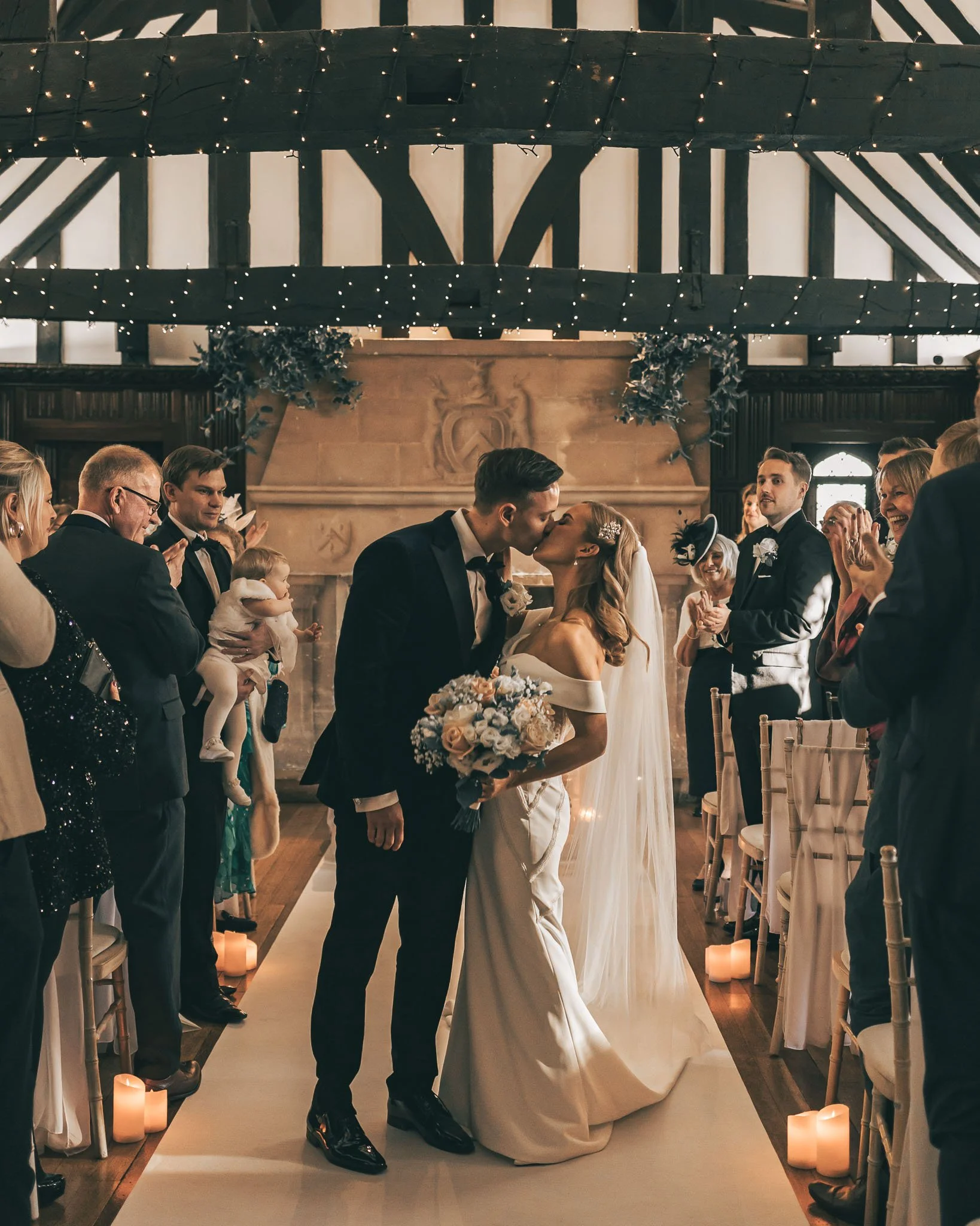 An image from a luxury UK wedding, captured by a wedding photography and videography team from Luke Batchelor Productions.