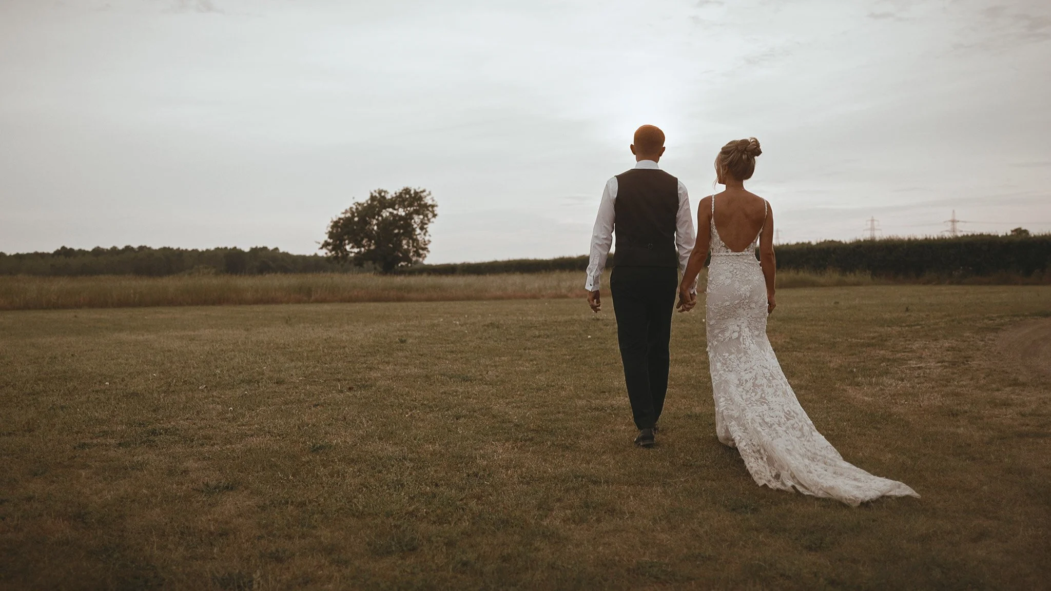 An image of a wedding in Norfolk, captured by wedding videographer Luke Batchelor Productions.
