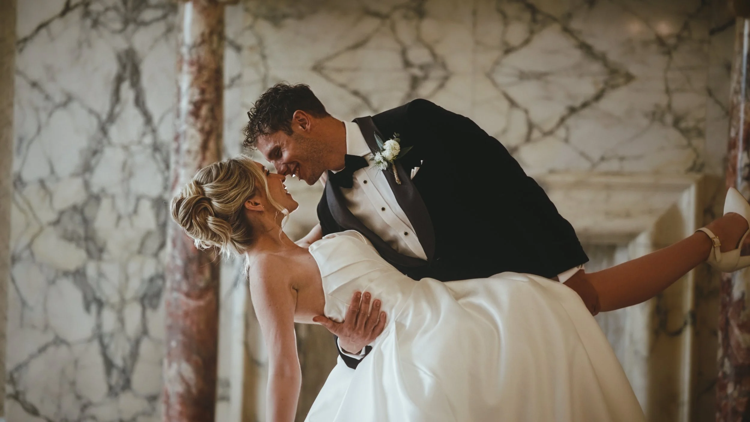 A shot from a wedding at Balcombe Place in Sussex, captured by wedding videographer Luke Batchelor Productions.
