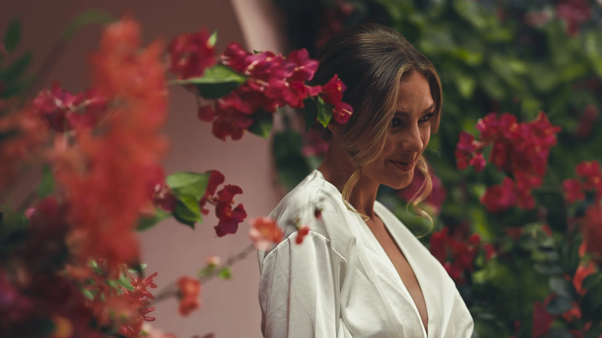 A wedding videography shot from a luxury black-tie wedding at Port Lympne Hotel, captured by videographer Luke Batchelor Productions.