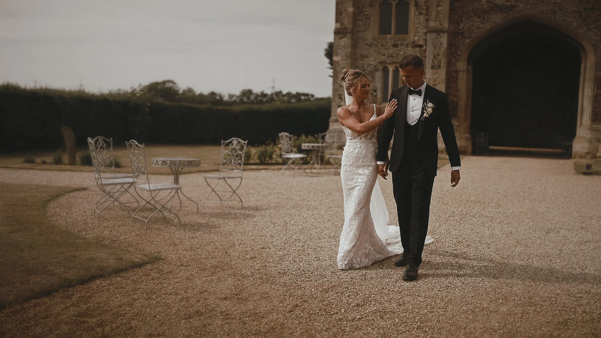 An image of a wedding in Norfolk, captured by wedding videographer Luke Batchelor Productions.