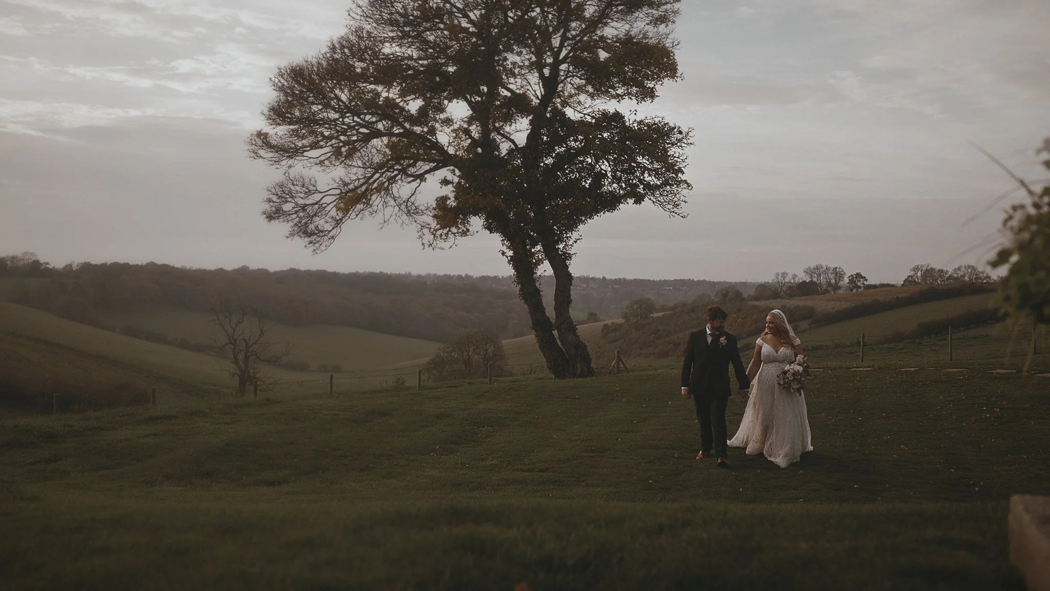 A timeless wedding videography shot, created by UK & Destination wedding videographer Luke Batchelor Productions.