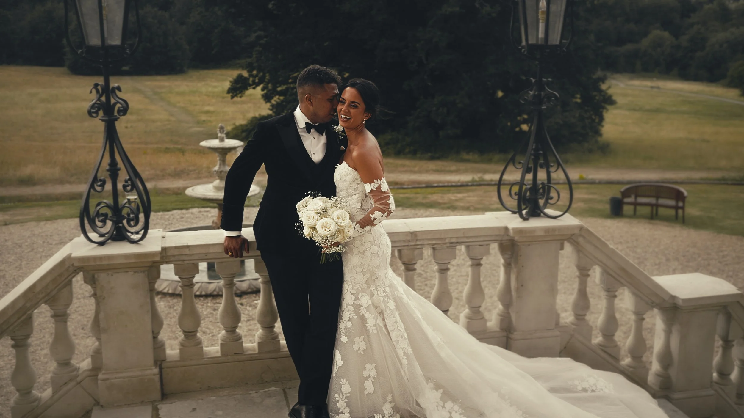 An elegant wedding videography shot, created by UK & Destination wedding videographer Luke Batchelor Productions