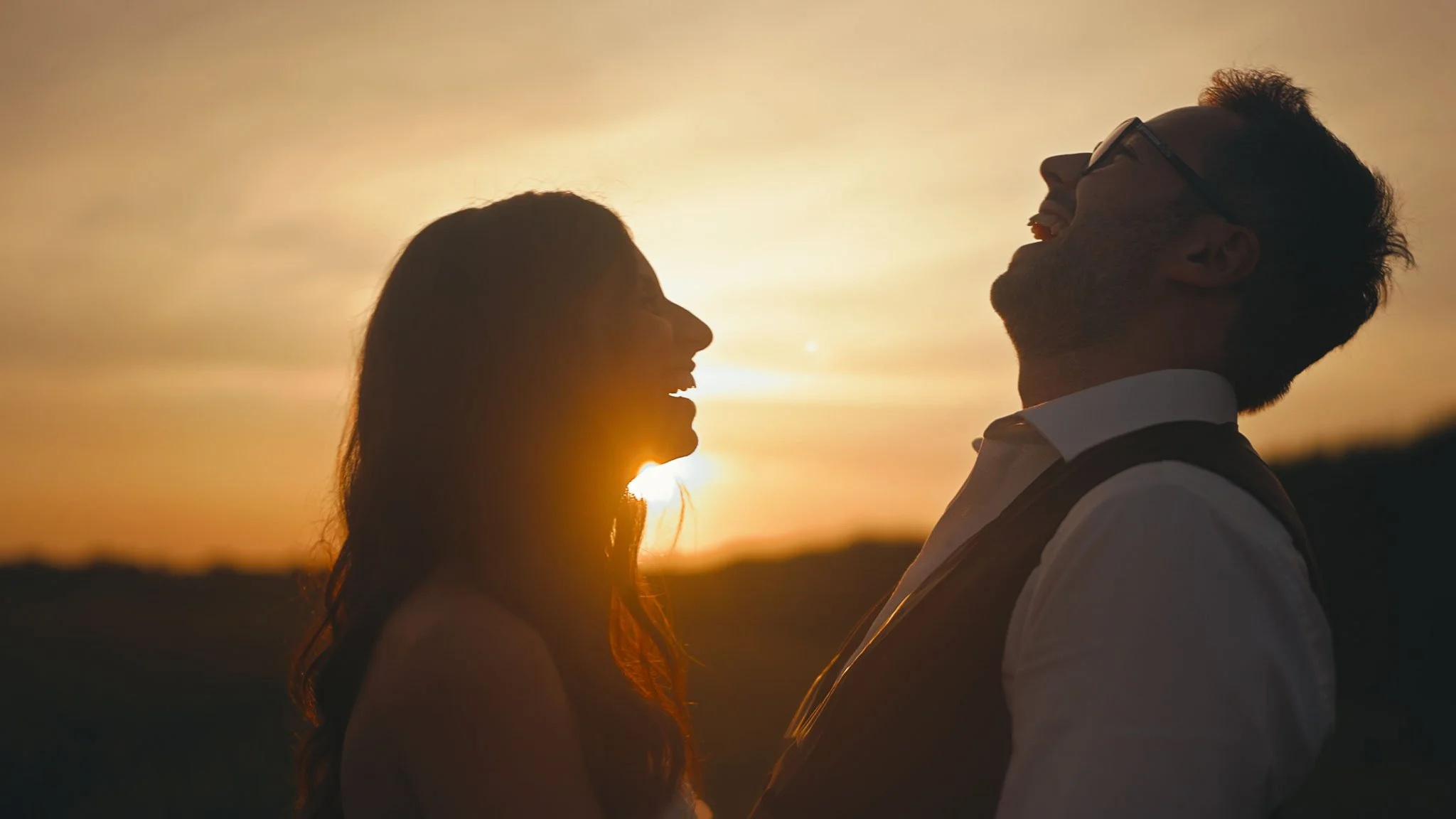 A cinematic wedding videography shot from a Pylewell Park wedding in Hampshire, captured by Luke Batchelor Productions.