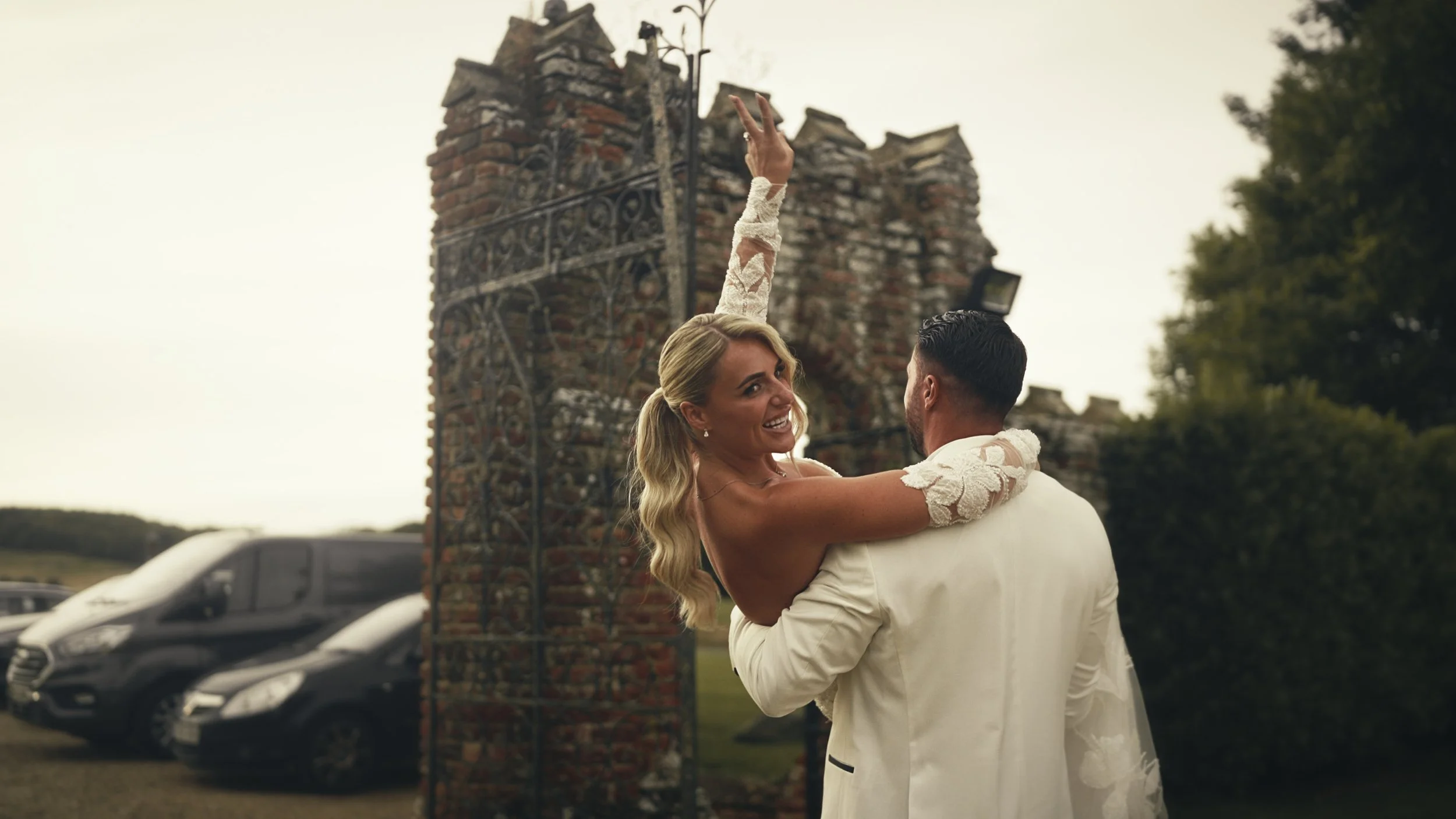 An editorial wedding videography shot, created by UK & Destination wedding videographer Luke Batchelor Productions