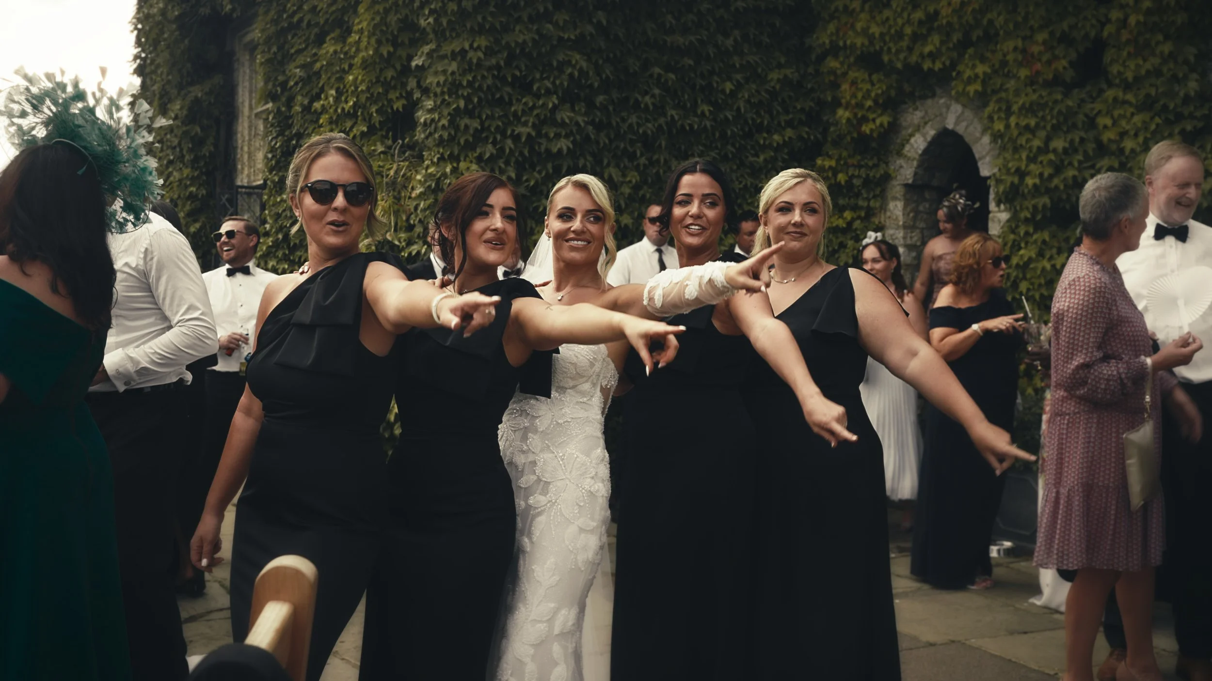 An editorial style wedding videography shot from a Buckinghamshire wedding, captured by videographer Luke Batchelor Productions.