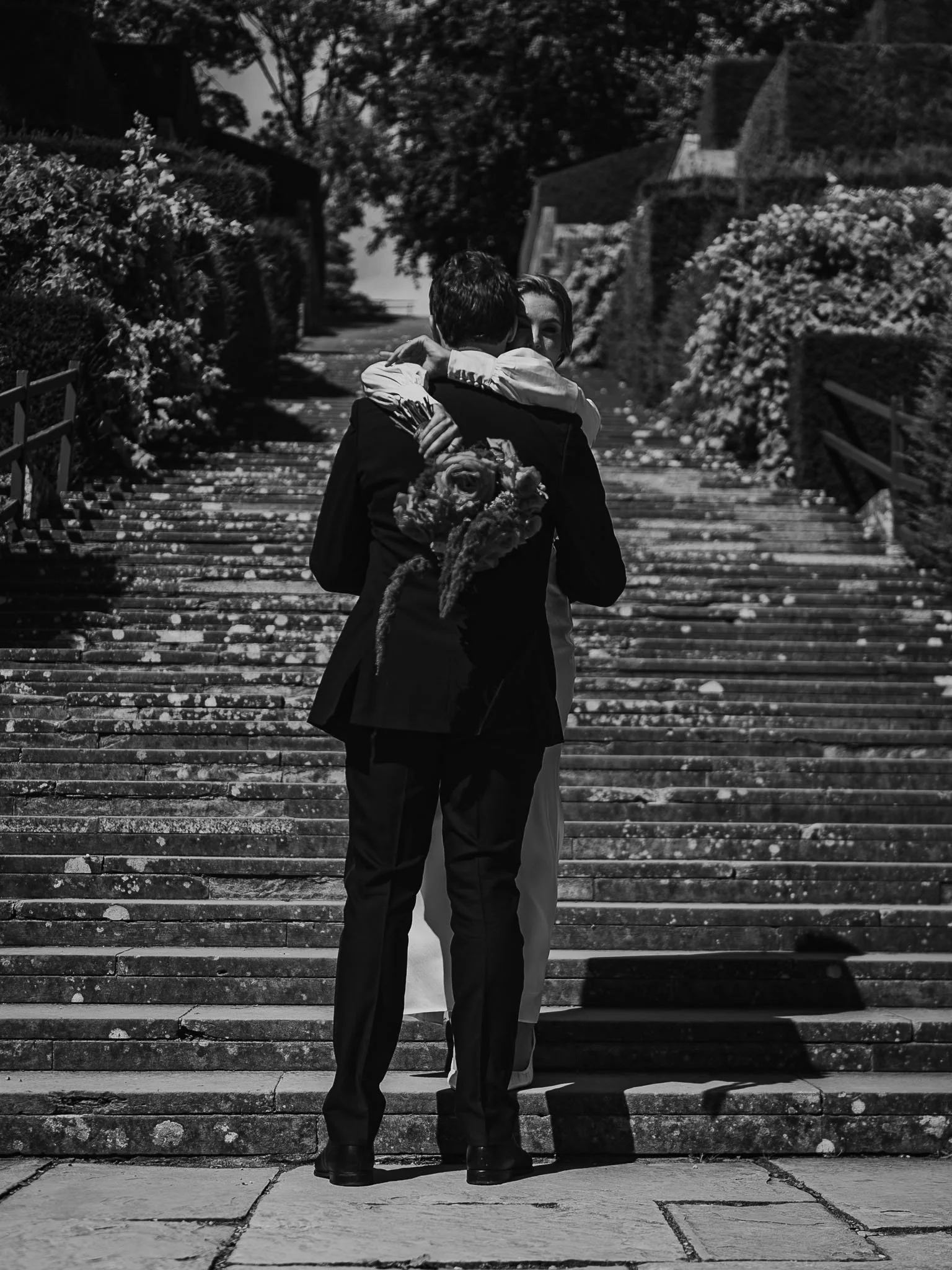 A wedding videography shot from a luxury black-tie wedding at Port Lympne Hotel, captured by videographer Luke Batchelor Productions.