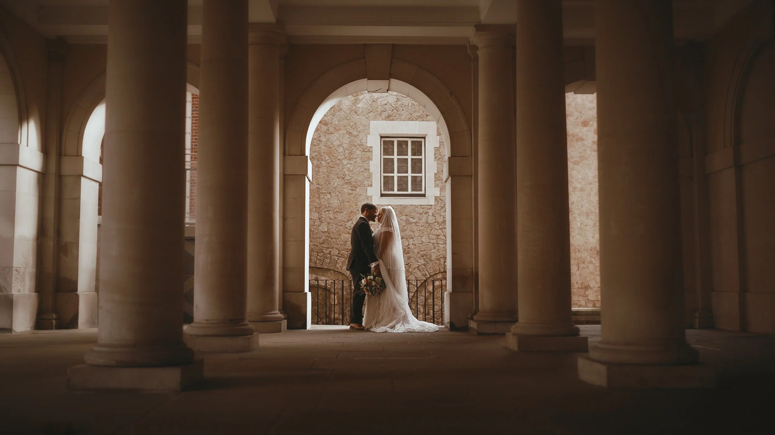 An elegant wedding videography shot, created by UK & Destination wedding videographer Luke Batchelor Productions