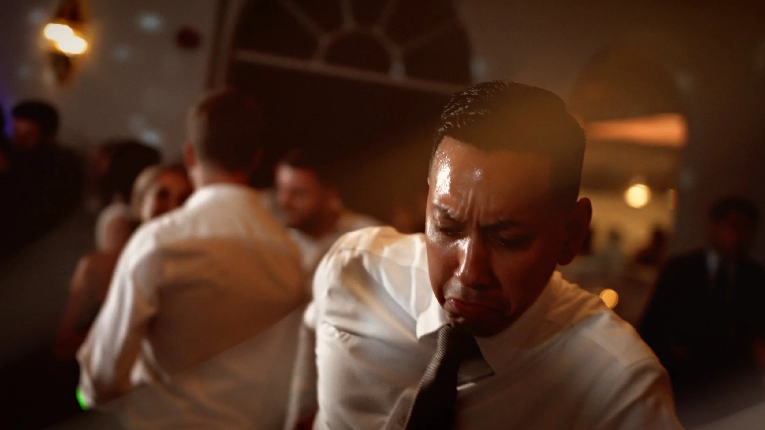 High-energy evening atmosphere at The Orangery Maidstone wedding reception in Kent