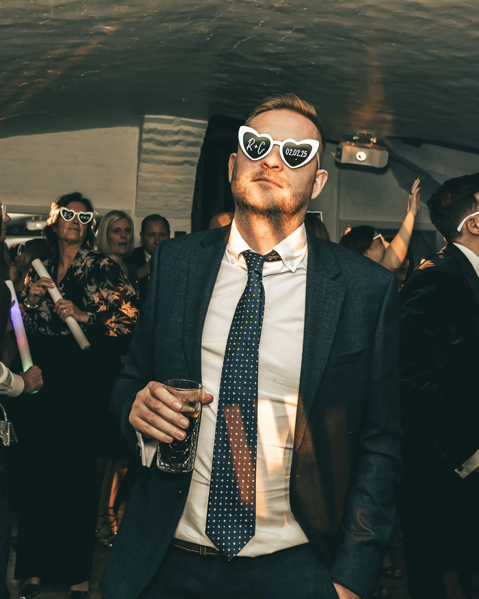 An image from a luxury UK wedding, captured by a wedding photography and videography team from Luke Batchelor Productions.