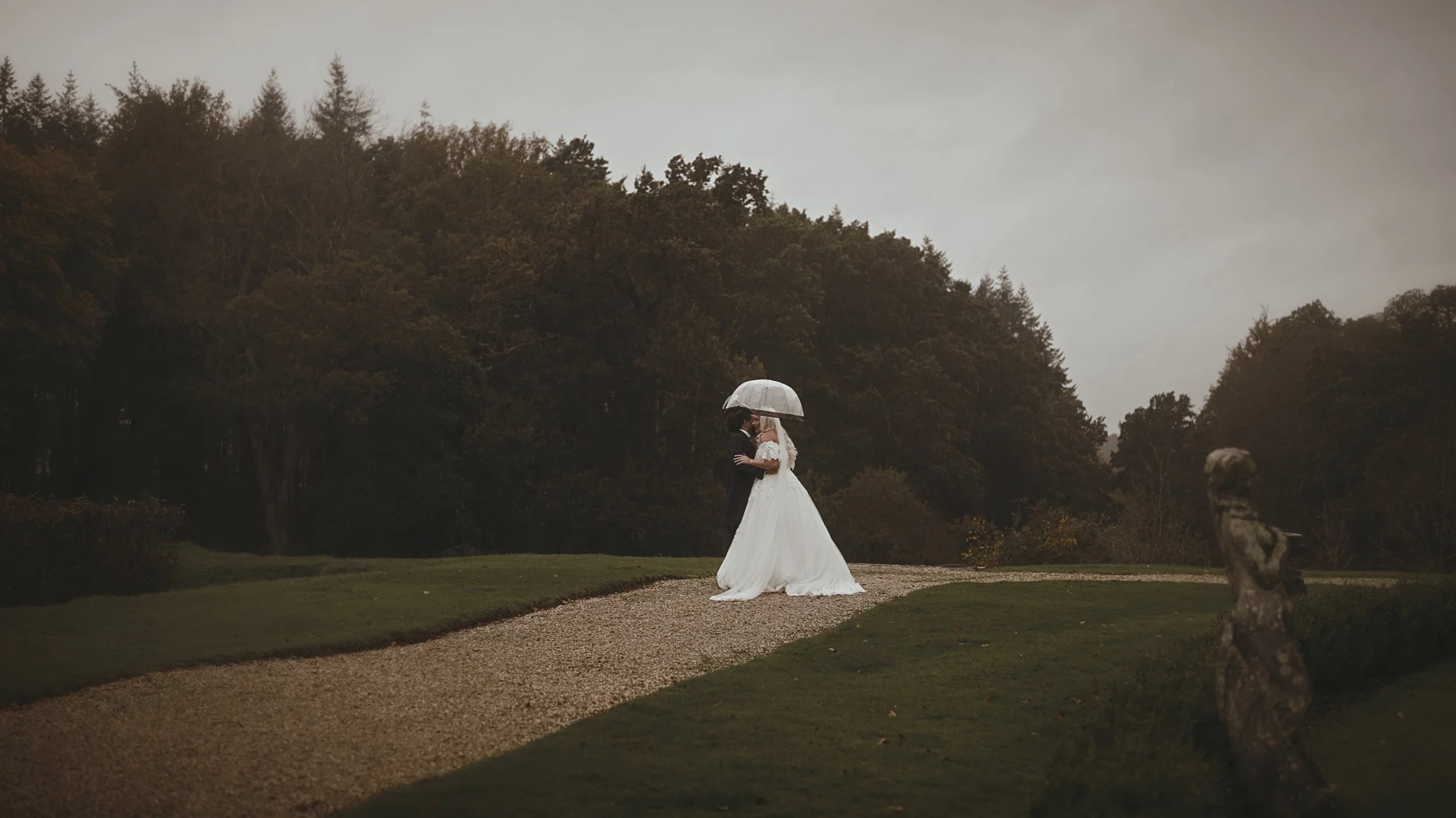 An editorial wedding videography shot, created by UK & Destination wedding videographer Luke Batchelor Productions