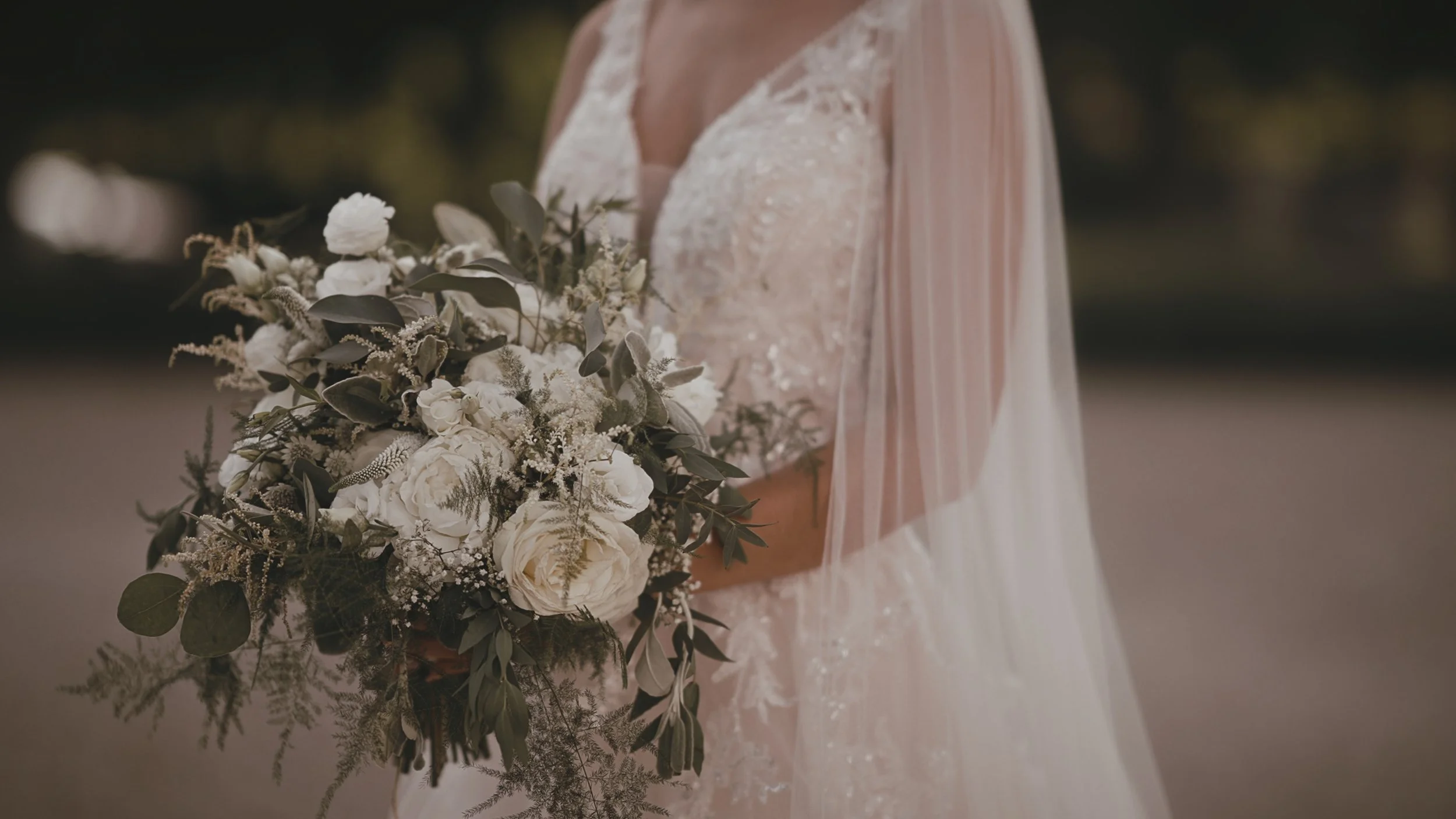 A cinematic wedding videography shot from an Oxfordshire wedding, captured by videographer Luke Batchelor Productions.