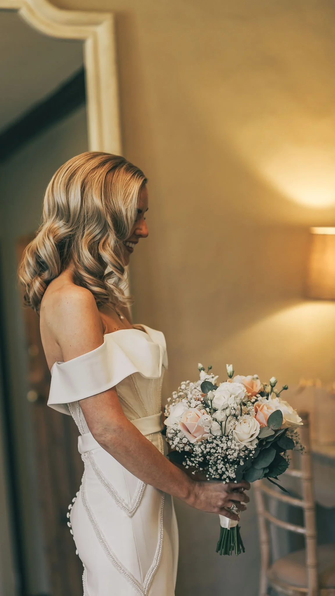 A black-tie winter wedding at Leez Priory wedding venue in Essex, filmed and photographed by Luke Batchelor Productions.