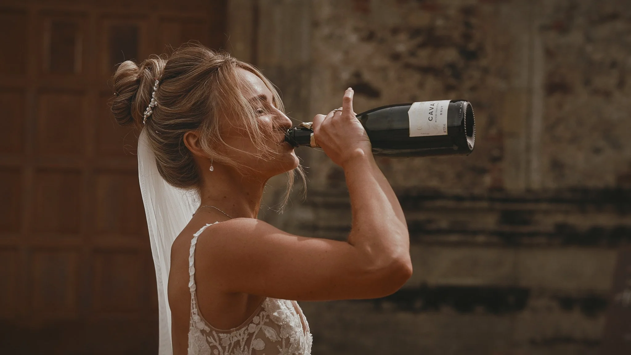 A wedding videography shot from an Oxnead Hall wedding, captured by Norfolk videographer Luke Batchelor Productions.