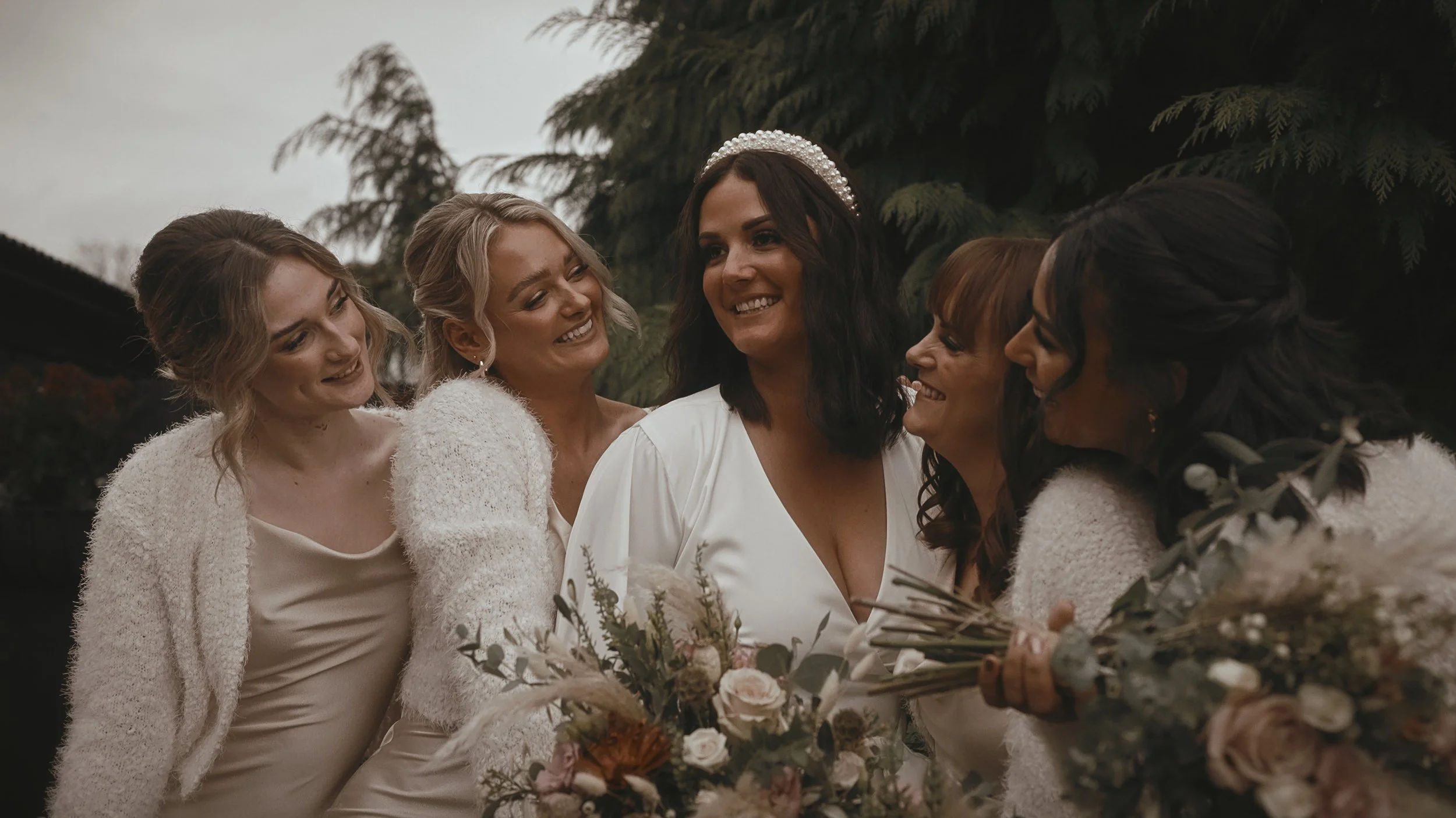 An image of a wedding at Winters Barns, captured by Kent wedding videographer Luke Batchelor Productions.