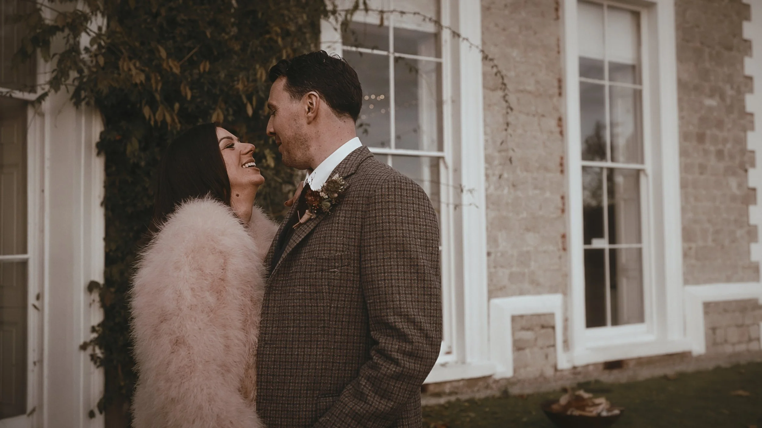 A wedding videography shot from an Oxnead Hall wedding, captured by Norfolk videographer Luke Batchelor Productions.