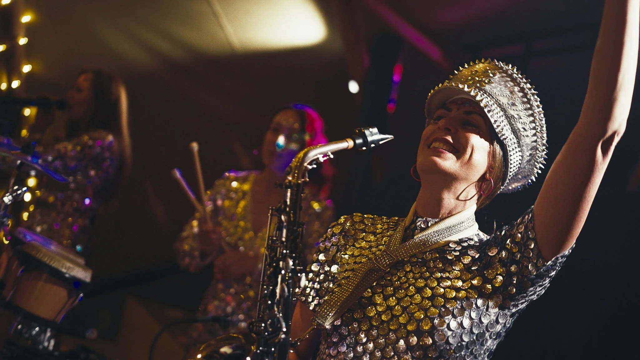 A cinematic wedding videography shot from an Oxfordshire wedding, captured by videographer Luke Batchelor Productions.